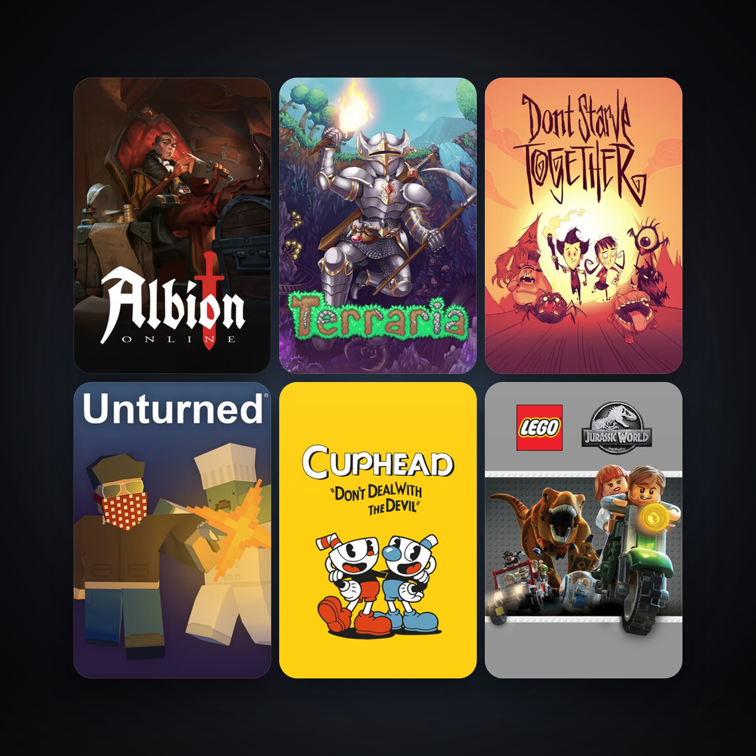 Terraria + Cuphead, 78 games, clean — HabibiAccounts