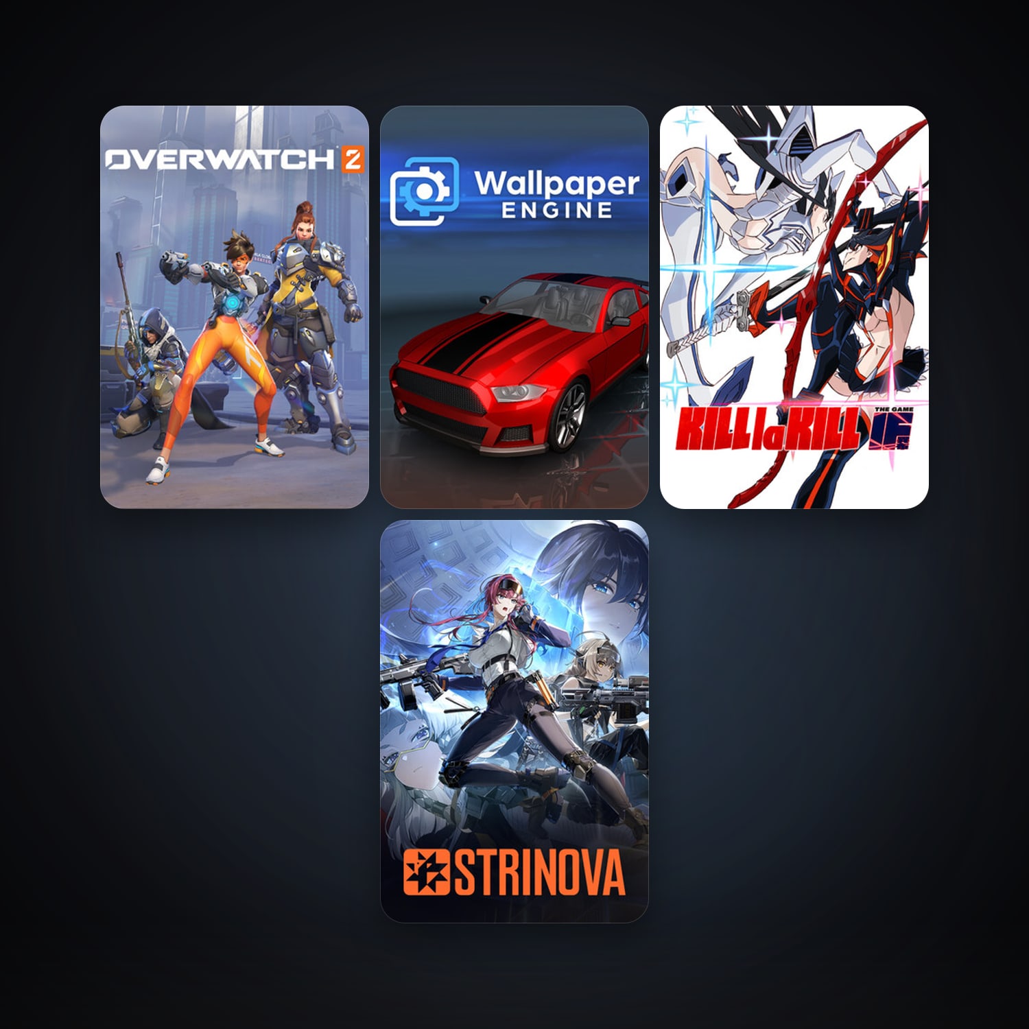 Wallpaper Engine + KILL la KILL -IF, 11 games, clean — HabibiAccounts