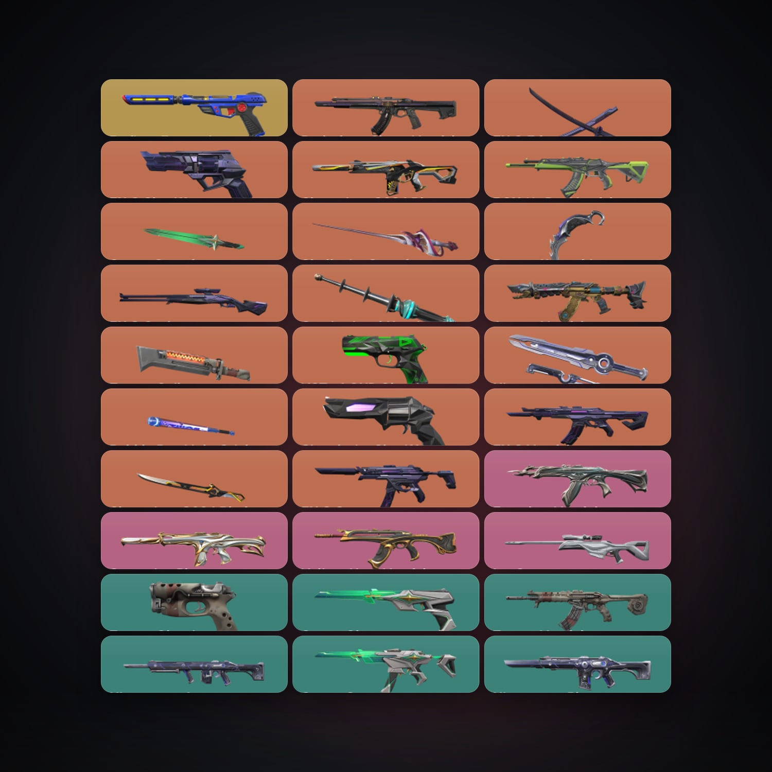 BR Diamond 3 locker — 9 knives, 88 skins, lvl 170 — HabibiAccounts