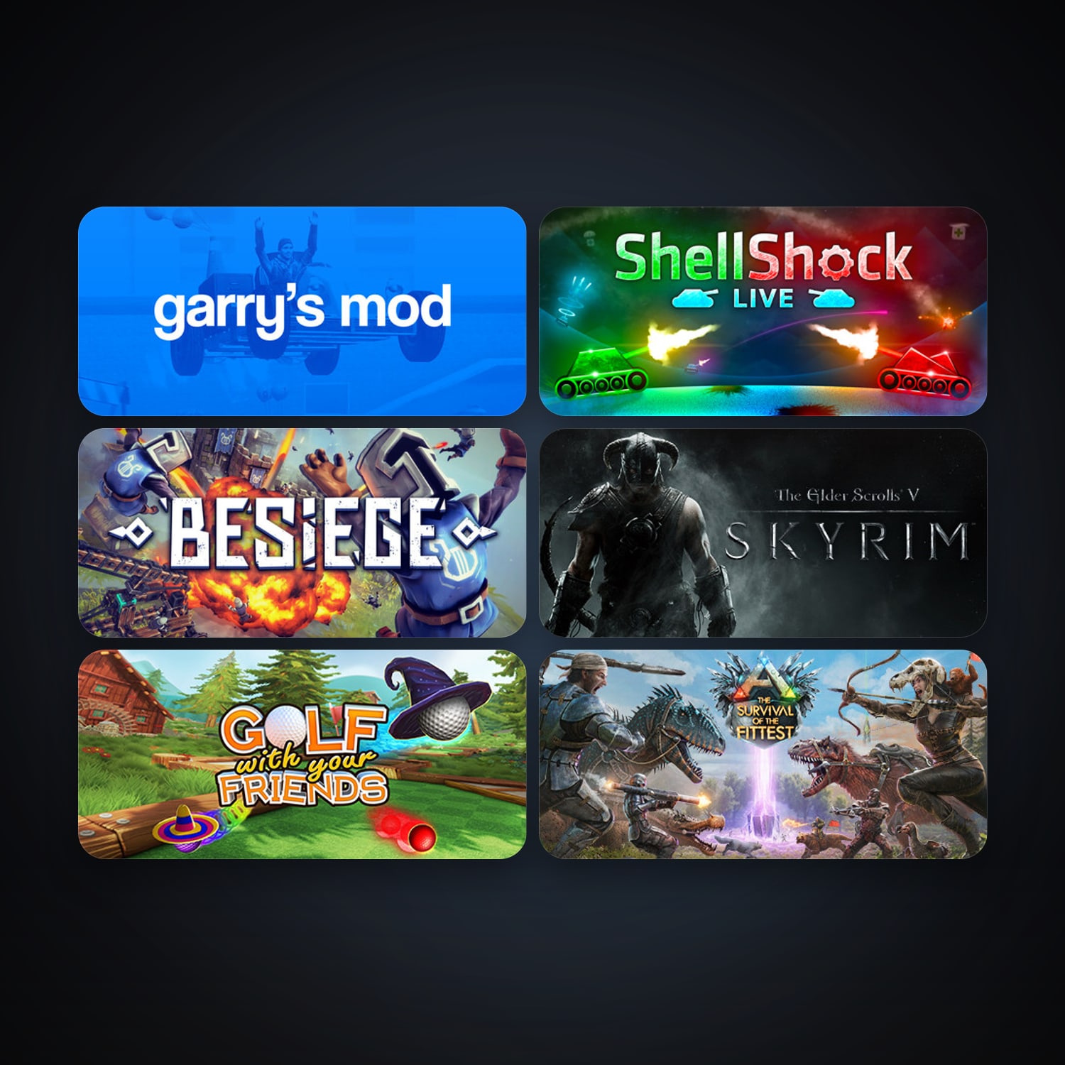 Garry's Mod + The Elder Scrolls V: Skyrim, 9 games, clean — HabibiAccounts