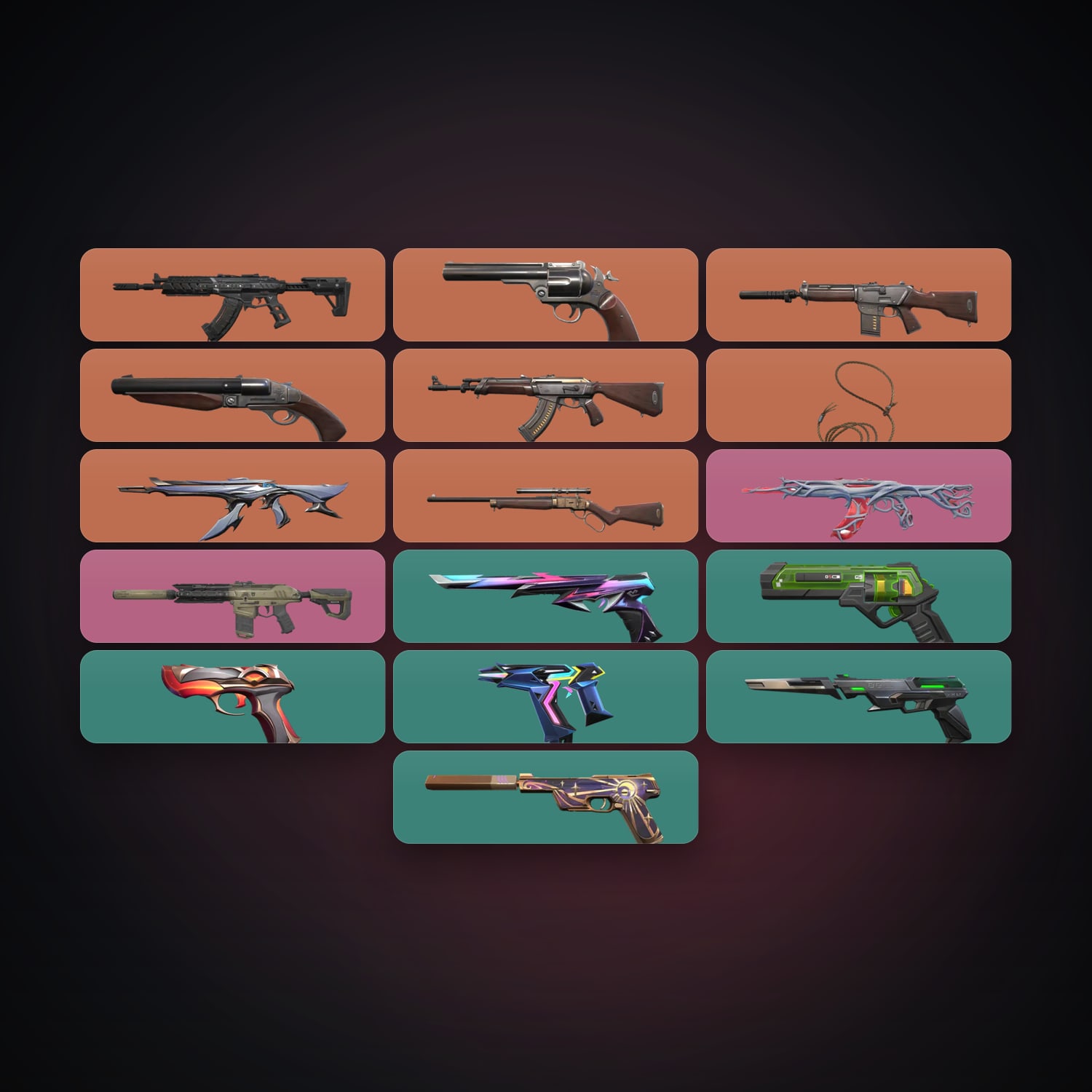 AP Plat 2 locker — 1 knives, 18 skins, lvl 195 — HabibiAccounts