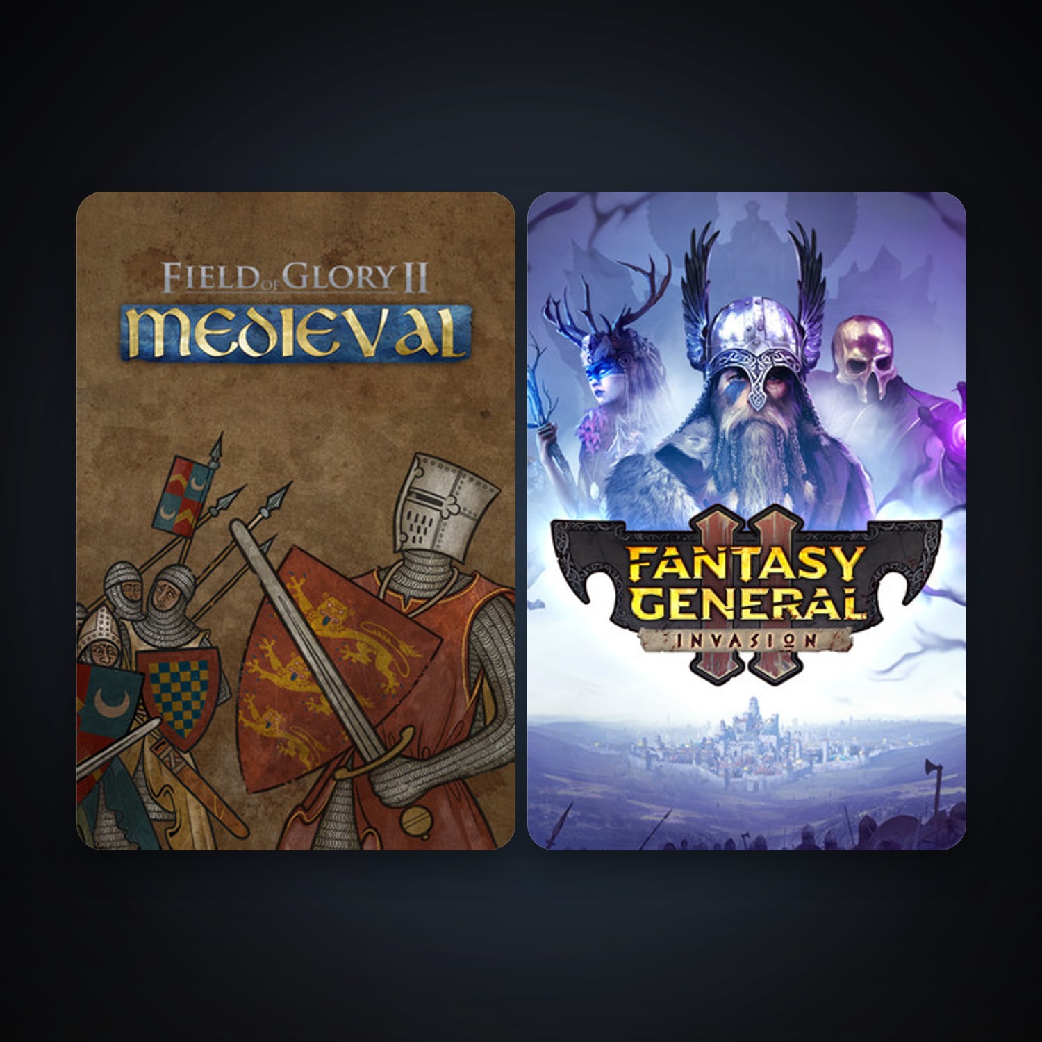 Fantasy General II + Field of Glory II: Medieval, 5 games, clean — HabibiAccounts