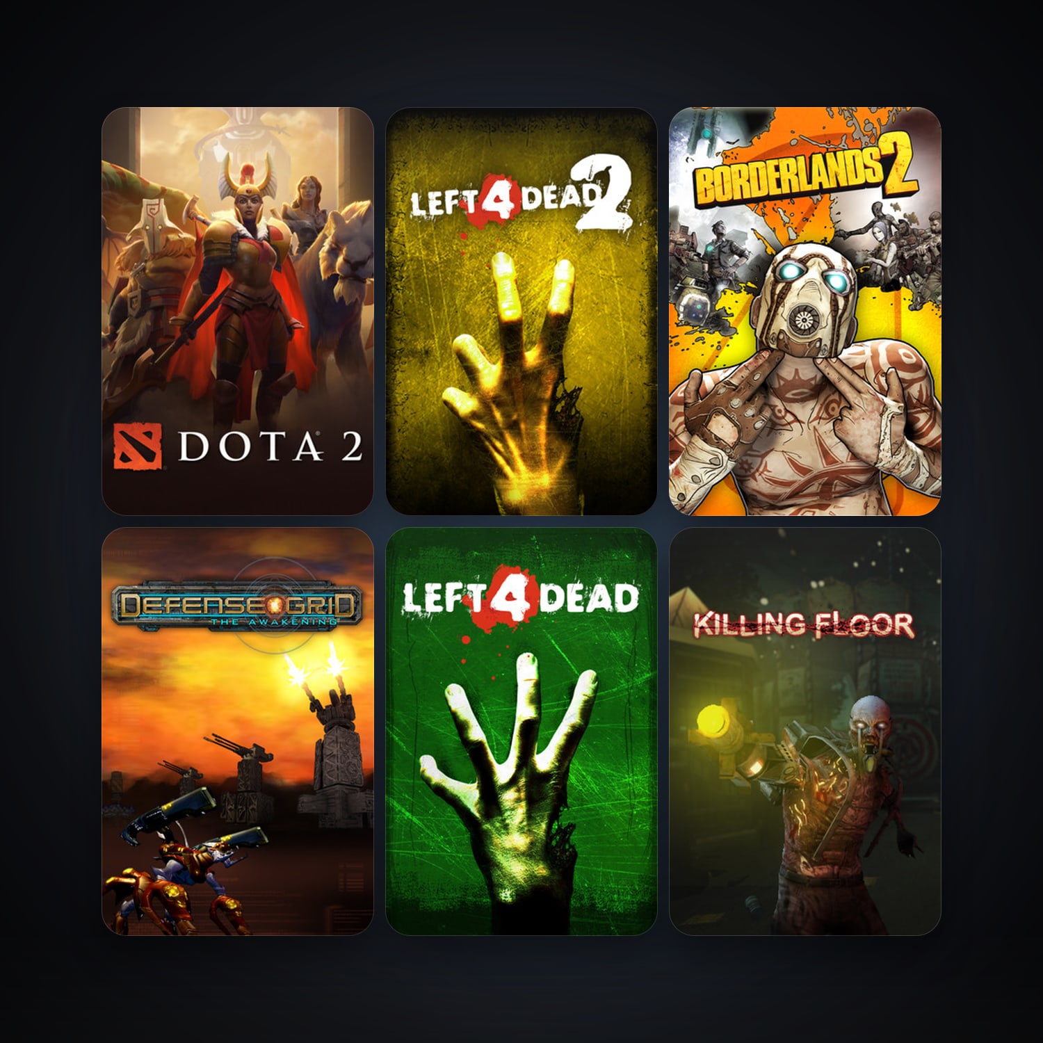 Left 4 Dead + Left 4 Dead 2, 24 games, clean — HabibiAccounts