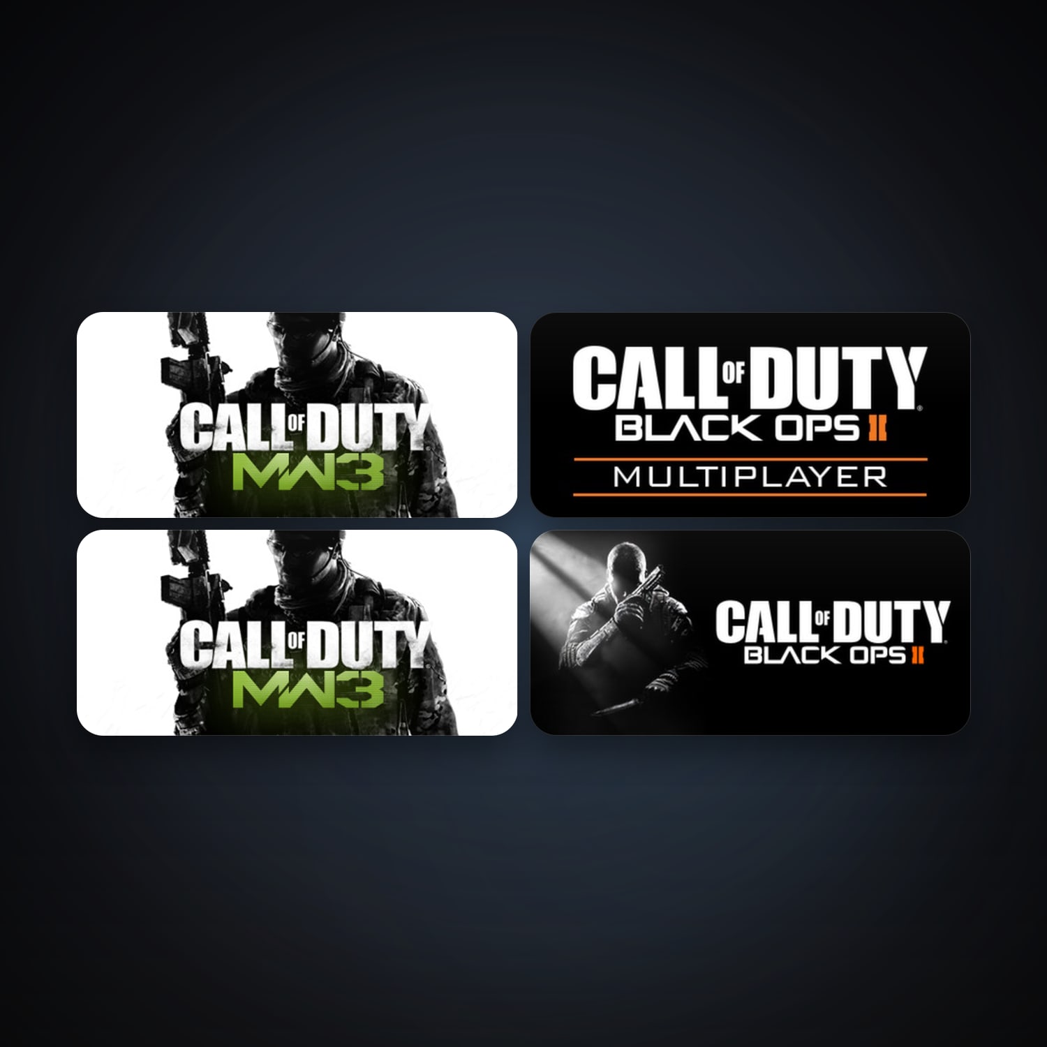 Call of Duty: Modern Warfare 3 (2011) + Call of Duty: Modern Warfare 3 - Multiplayer, 8 games, clean — HabibiAccounts