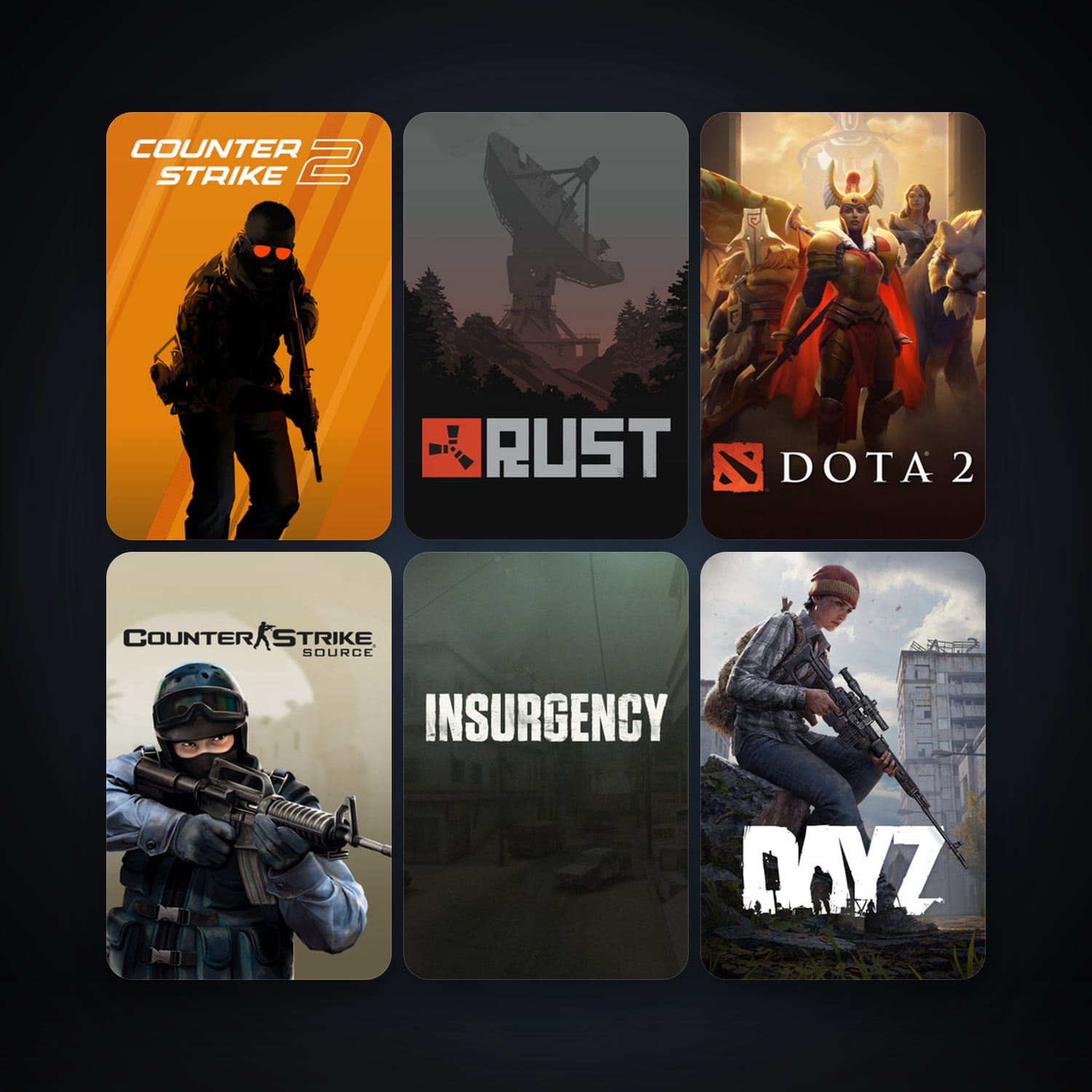 Counter-Strike: Source + Day of Defeat: Source, 37 games, Steam 10, clean — HabibiAccounts