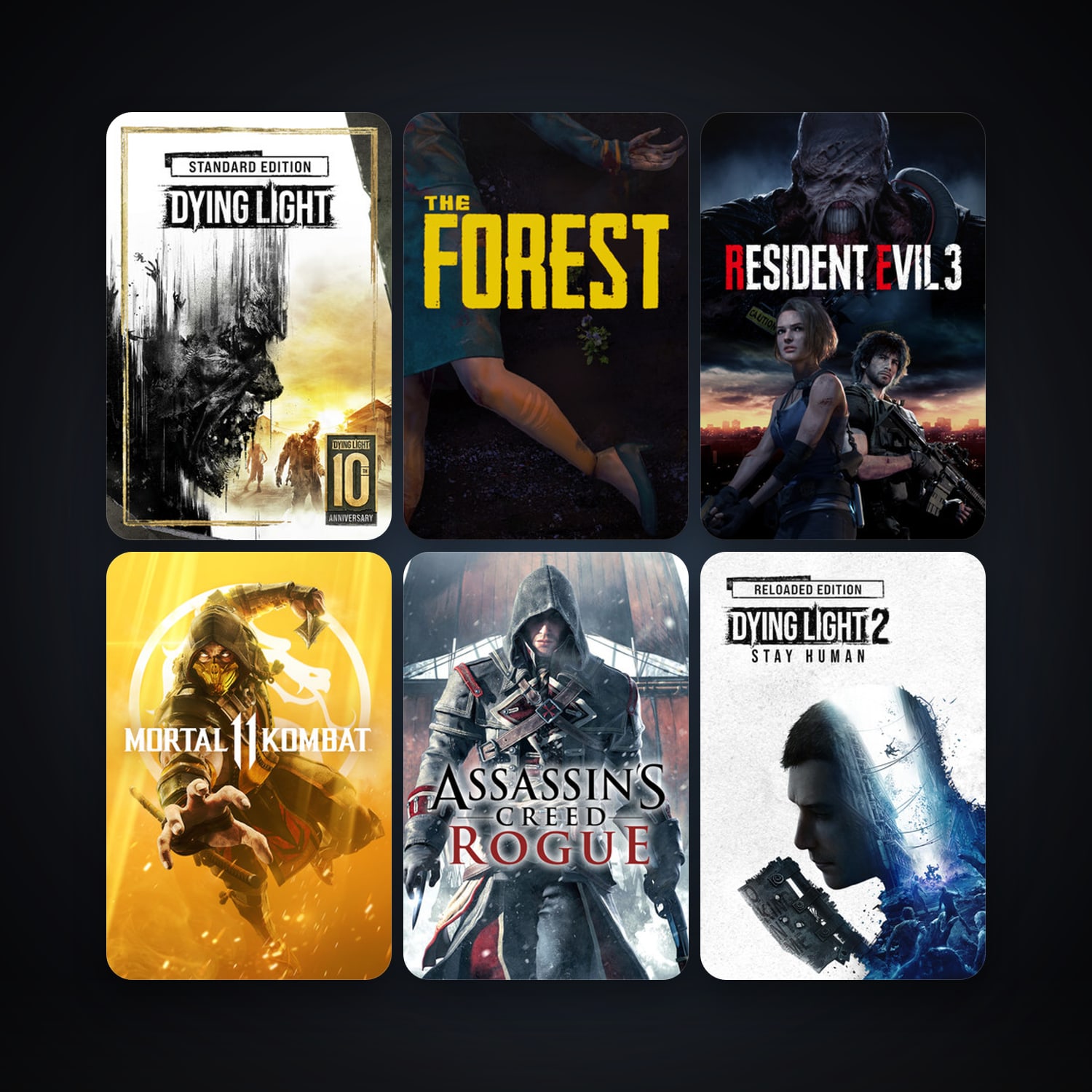 Dying Light + The Forest, 44 games, clean — HabibiAccounts