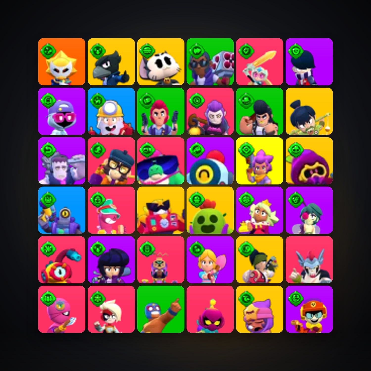 107 Brawlers | 74.1K Trophies — HabibiAccounts