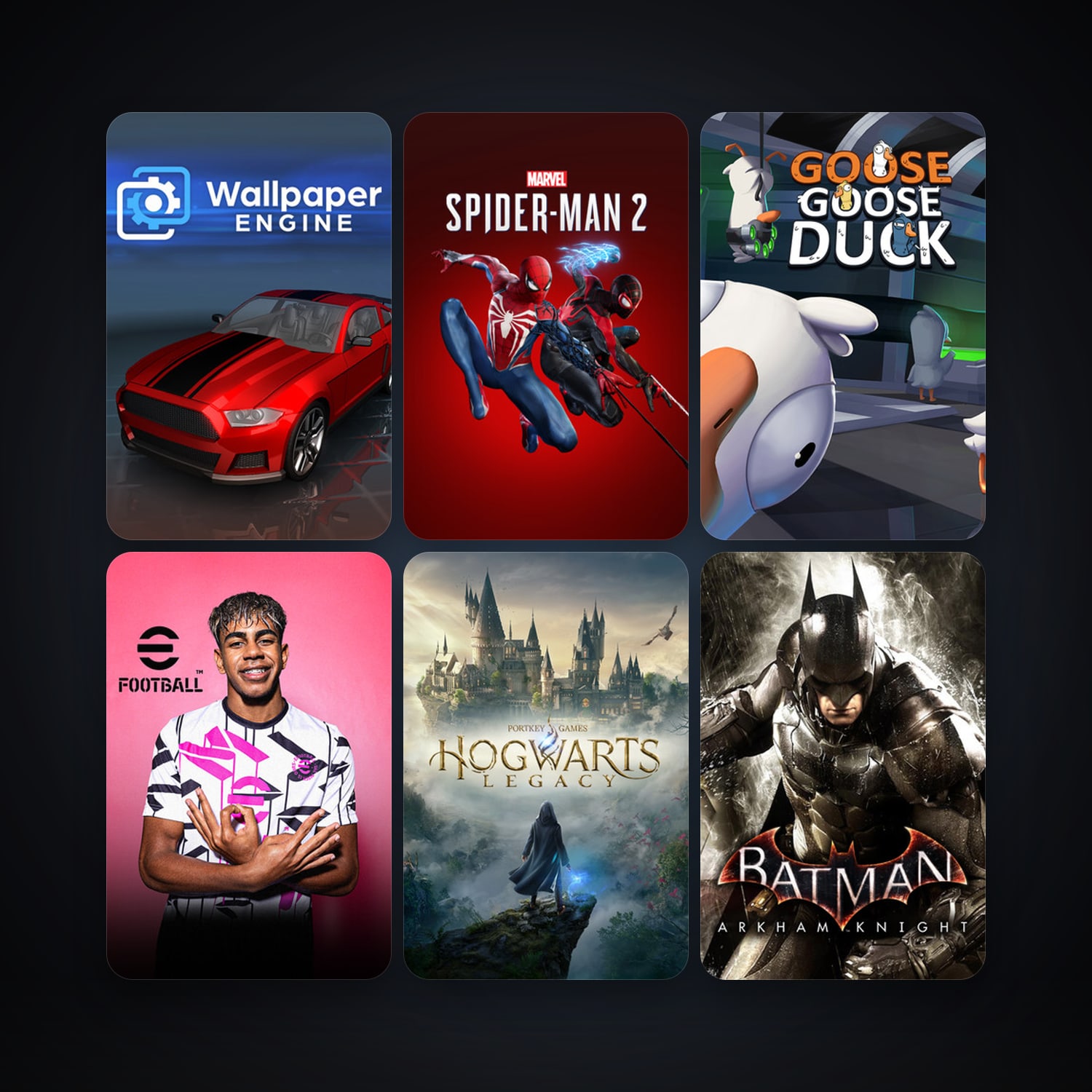 Batman: Arkham Knight + Wallpaper Engine, 30 games, clean — HabibiAccounts