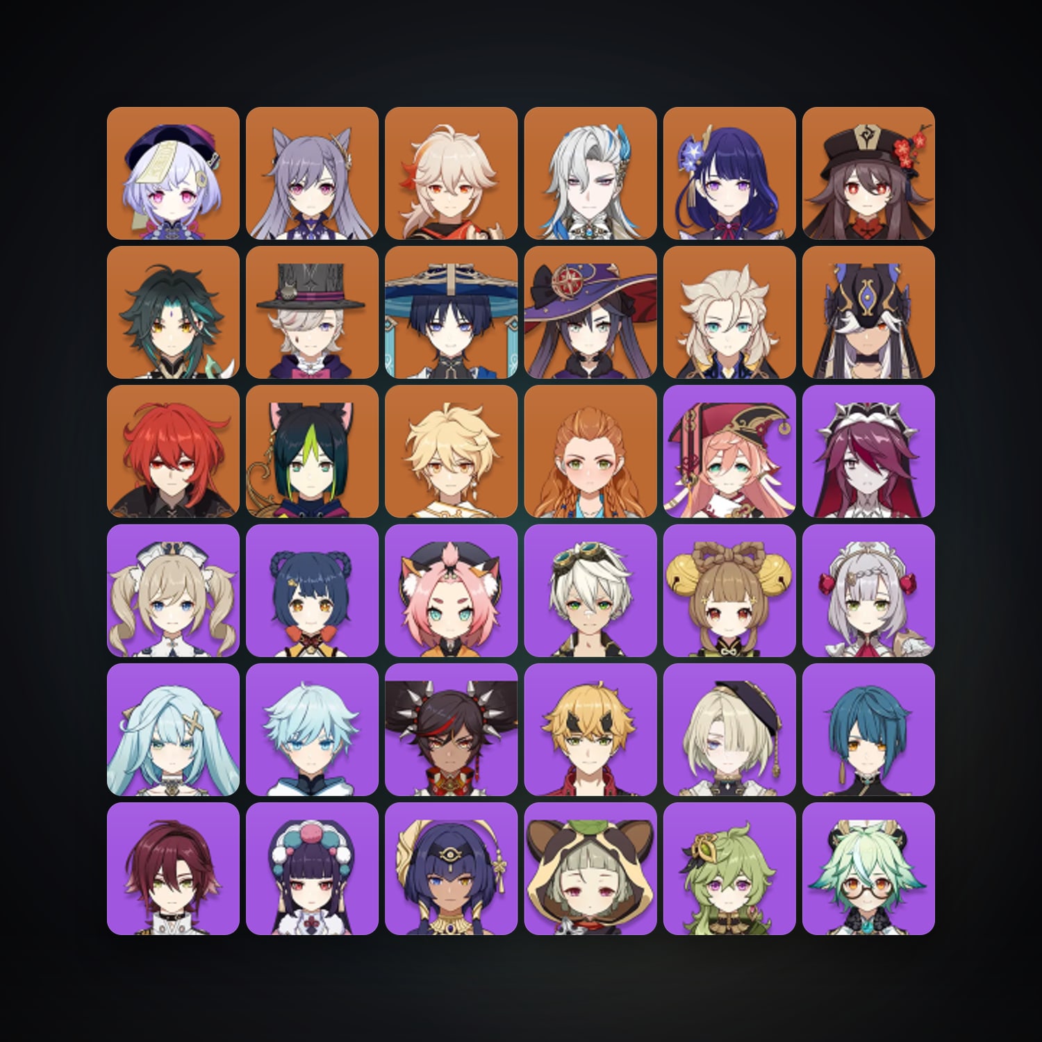 Genshin Impact | AR 55 | 54 Chars | 14× 5★ — Genshin / miHoYo Account — HabibiAccounts