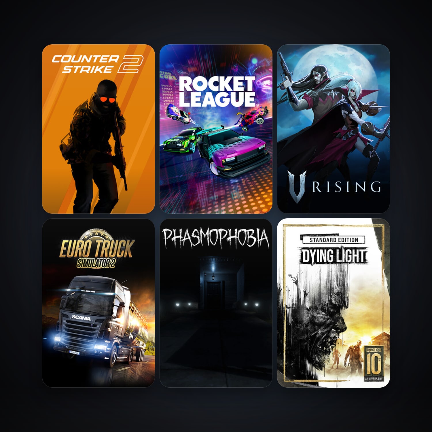 Left 4 Dead 2 + Portal 2, 64 games, Steam 10, clean — HabibiAccounts