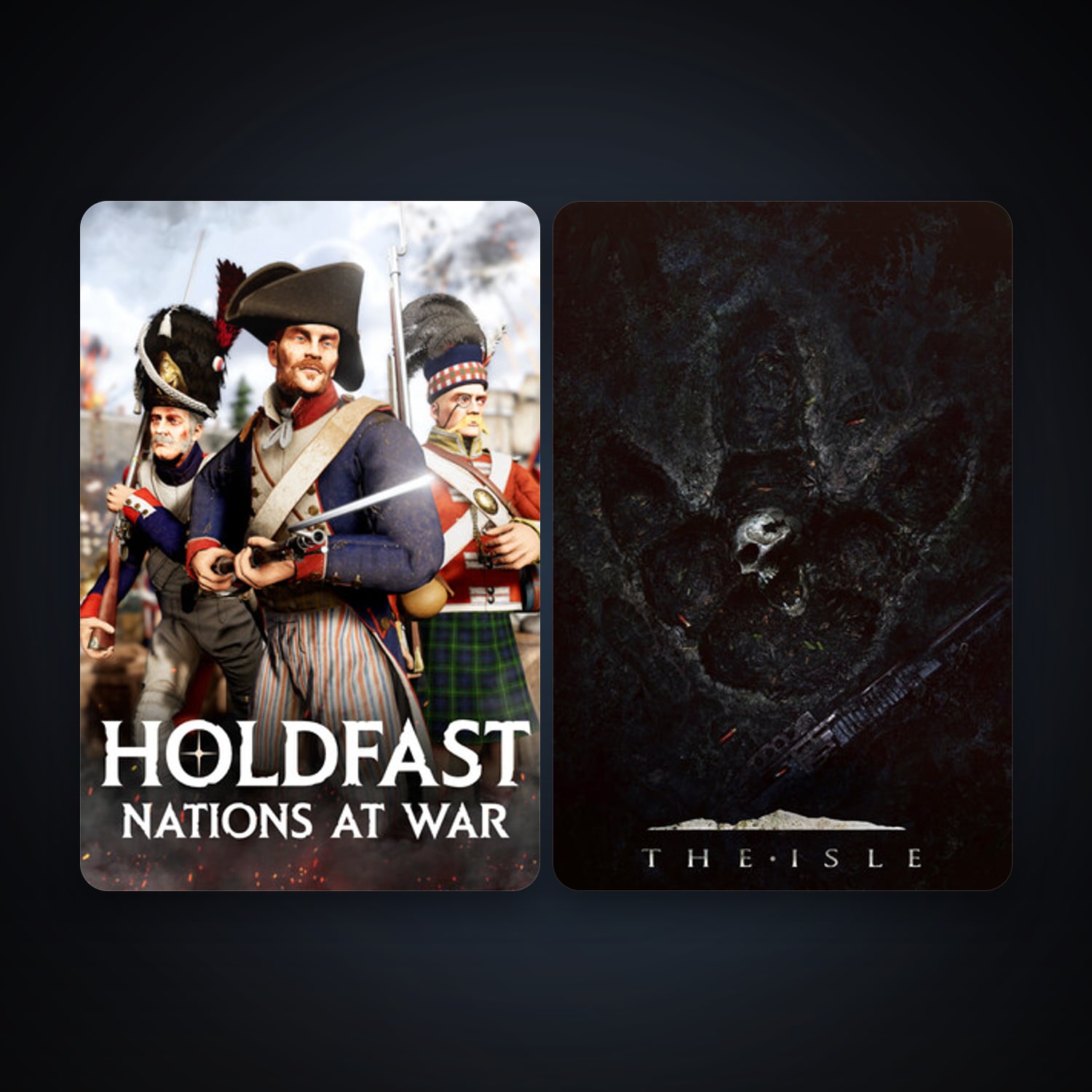 The Isle + Holdfast: Nations At War, 3 games, clean — HabibiAccounts