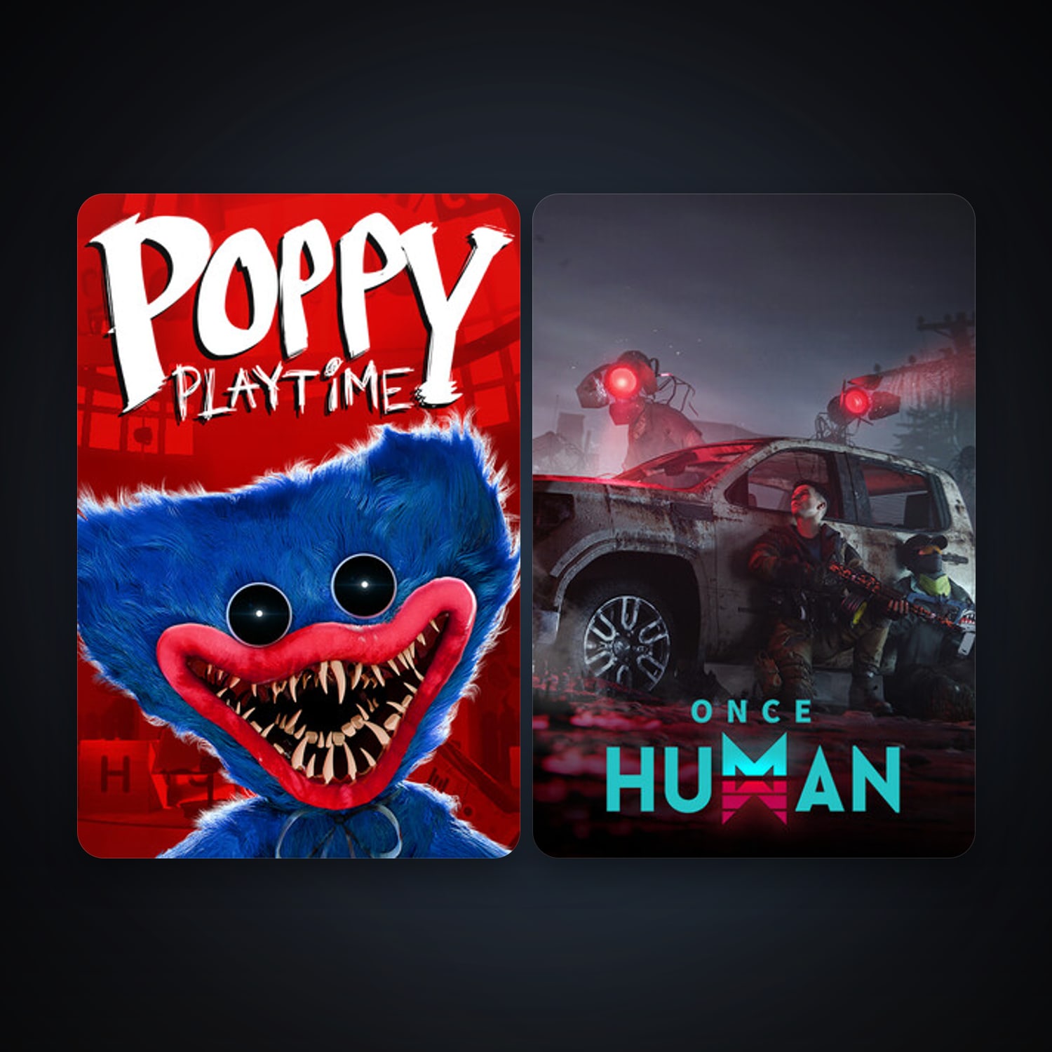 Poppy Playtime + Once Human, 13 games, clean — HabibiAccounts