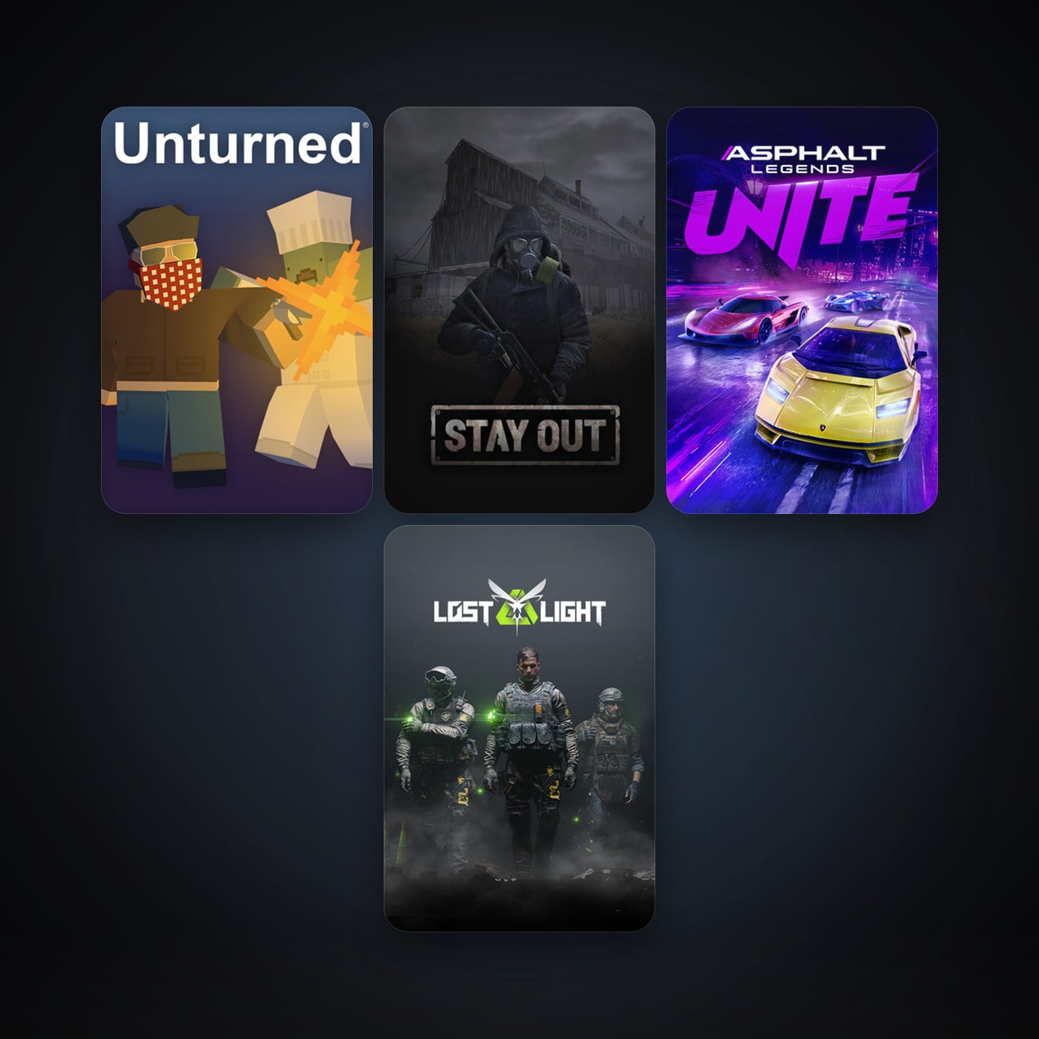 حساب ستيم فلين، Unturned وStay Out، 7 لعبة، صامد واضح — HabibiAccounts