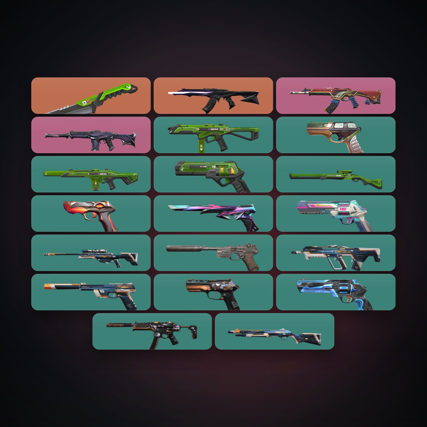 EU Silver 2 locker — 1 knives, 22 skins, lvl 170 — HabibiAccounts