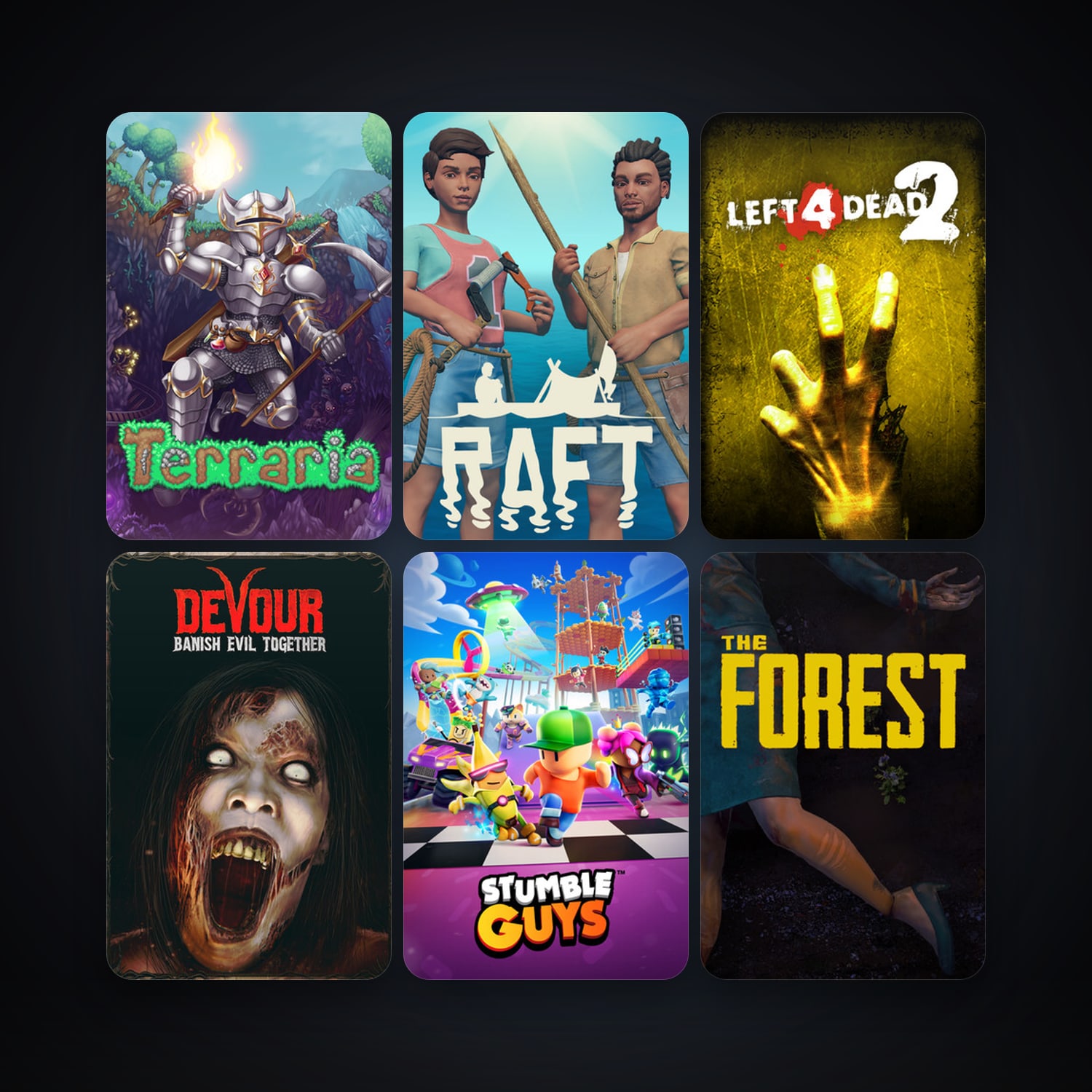 Left 4 Dead 2 + Terraria, 29 games, clean — HabibiAccounts