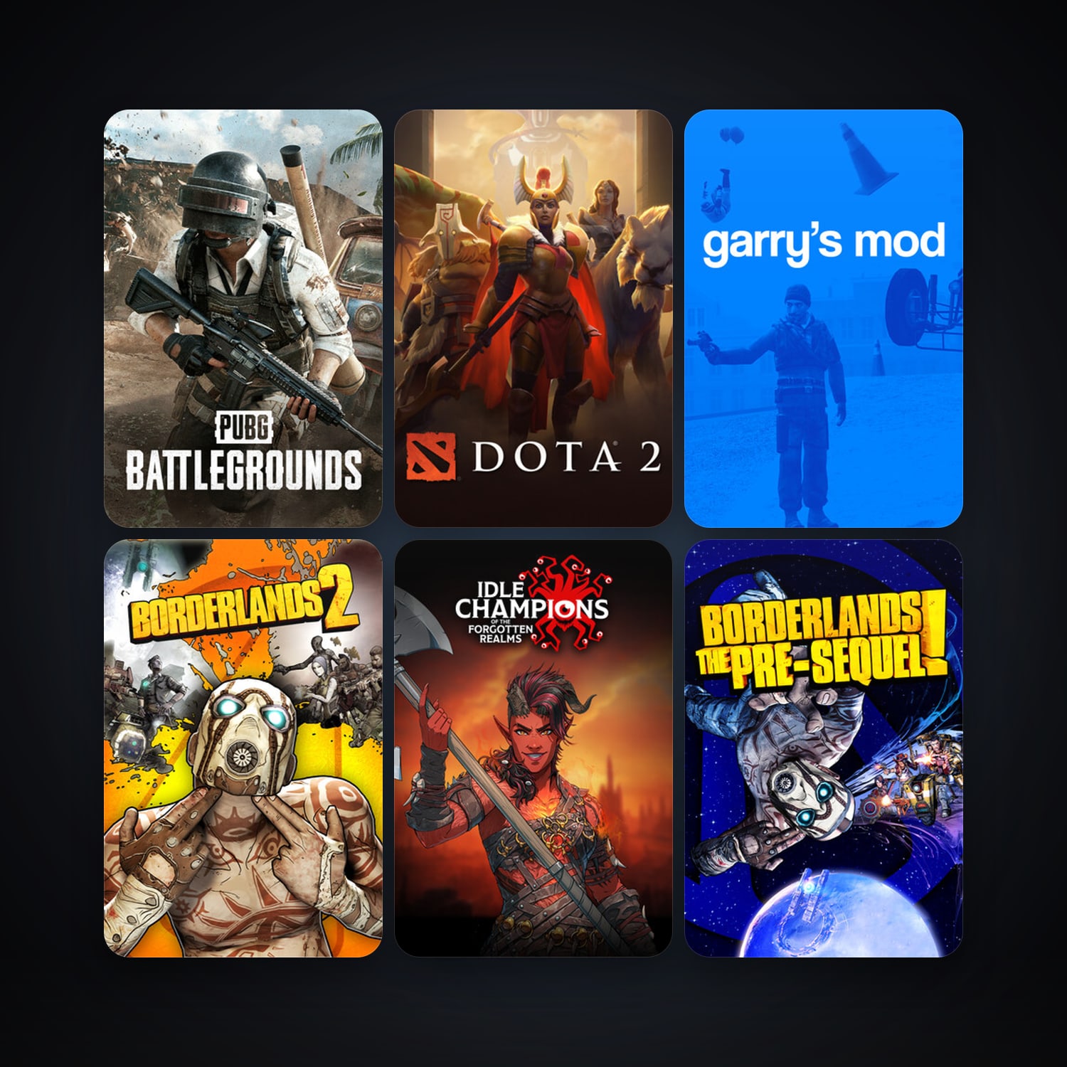 Dota 2 + Garry's Mod, 38 games, Steam 26, clean — HabibiAccounts