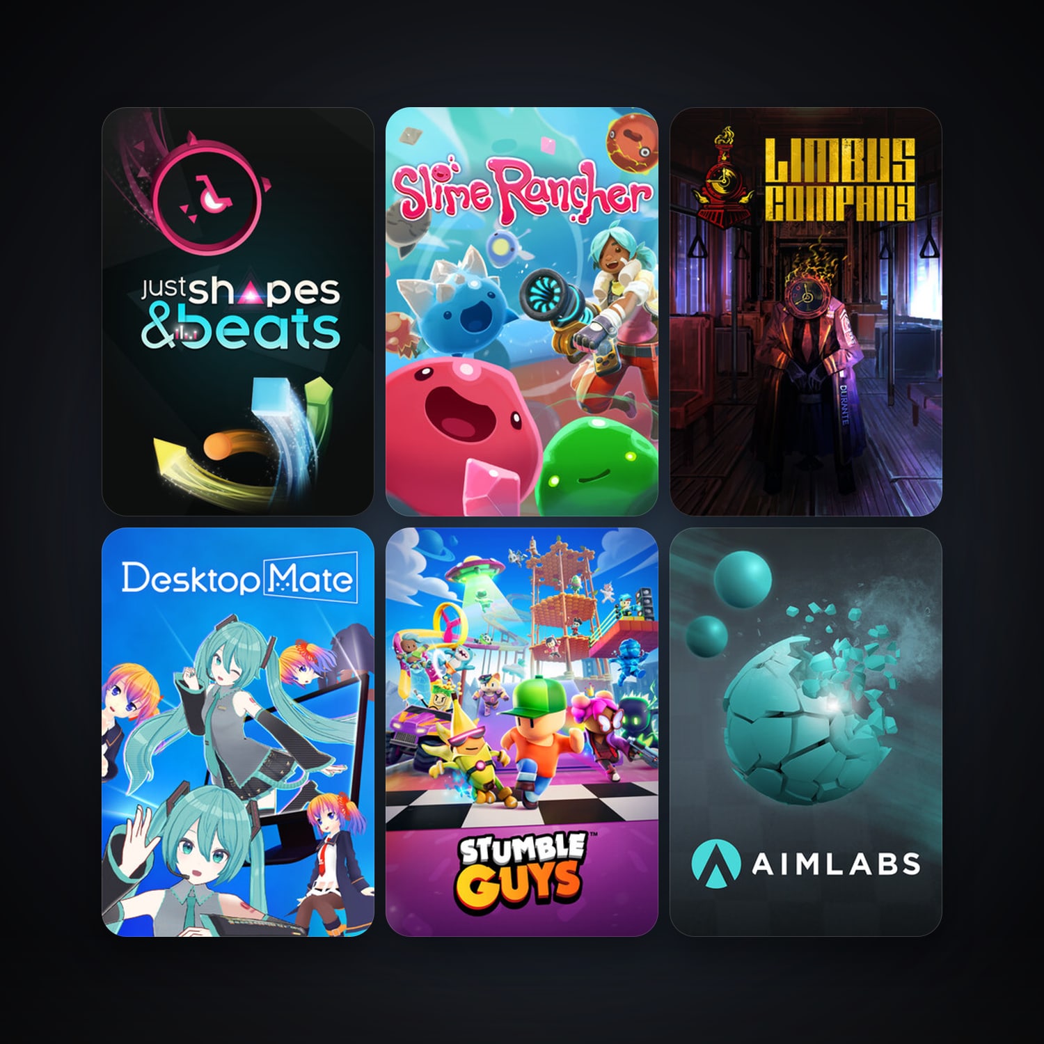 Slime Rancher + Just Shapes & Beats, 16 games, clean — HabibiAccounts