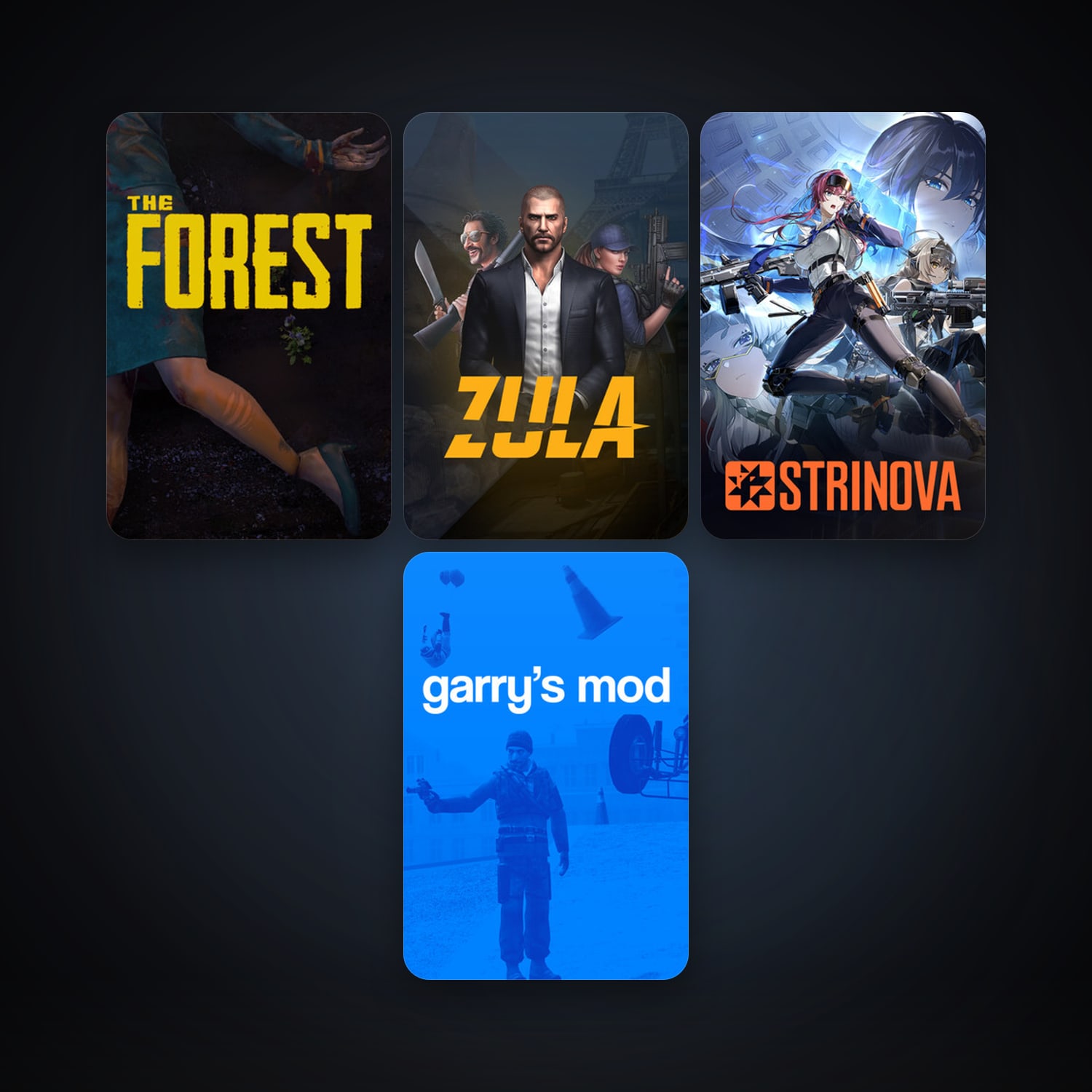 Garry's Mod + The Forest, 8 games, clean — HabibiAccounts