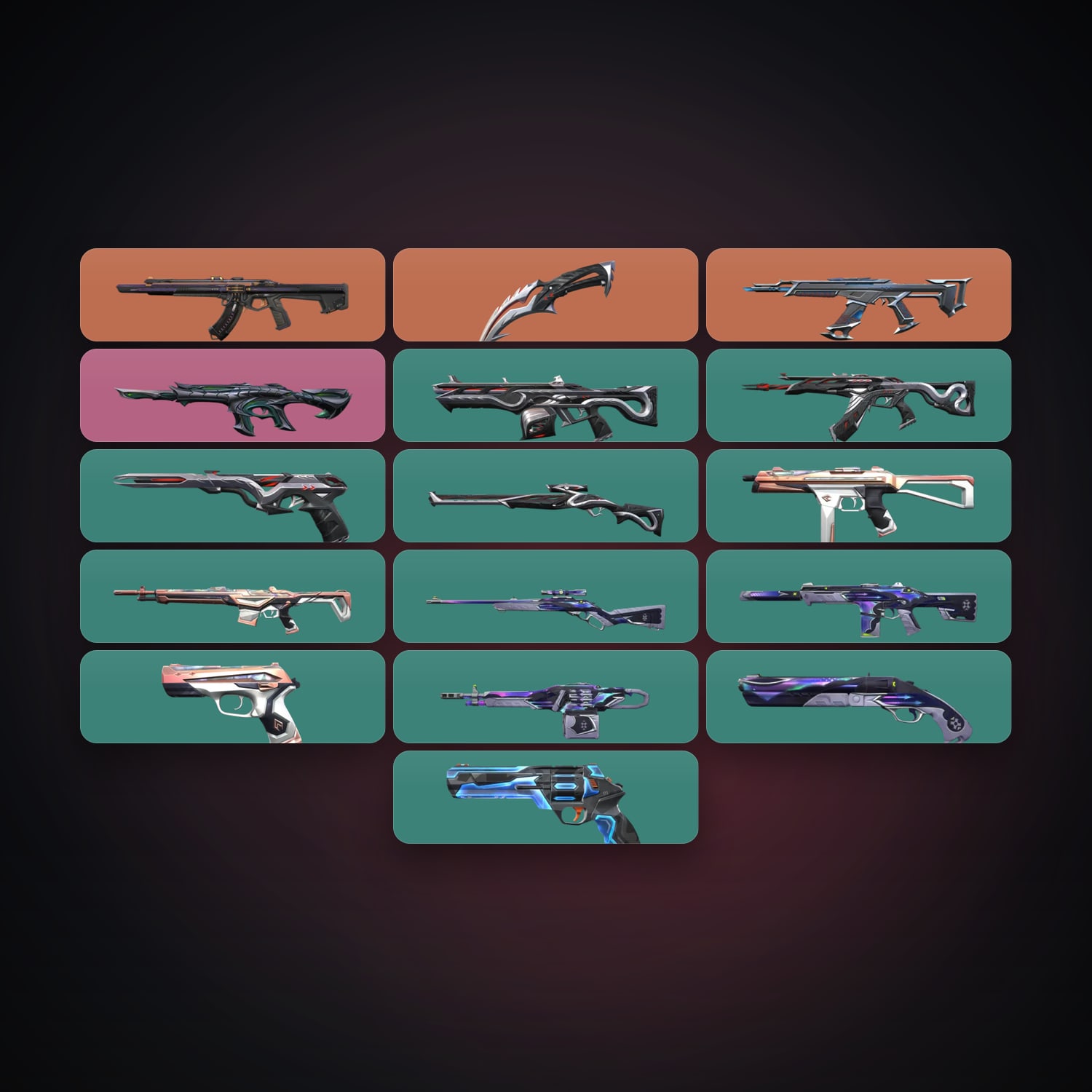 BR Gold 1 locker — 1 knives, 16 skins, lvl 95 — HabibiAccounts