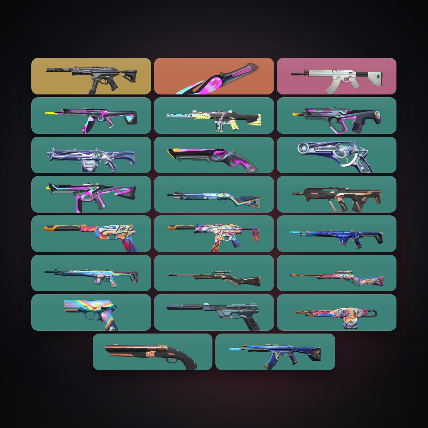 AP Bronze 1 locker — 1 knives, 23 skins, lvl 68 — HabibiAccounts