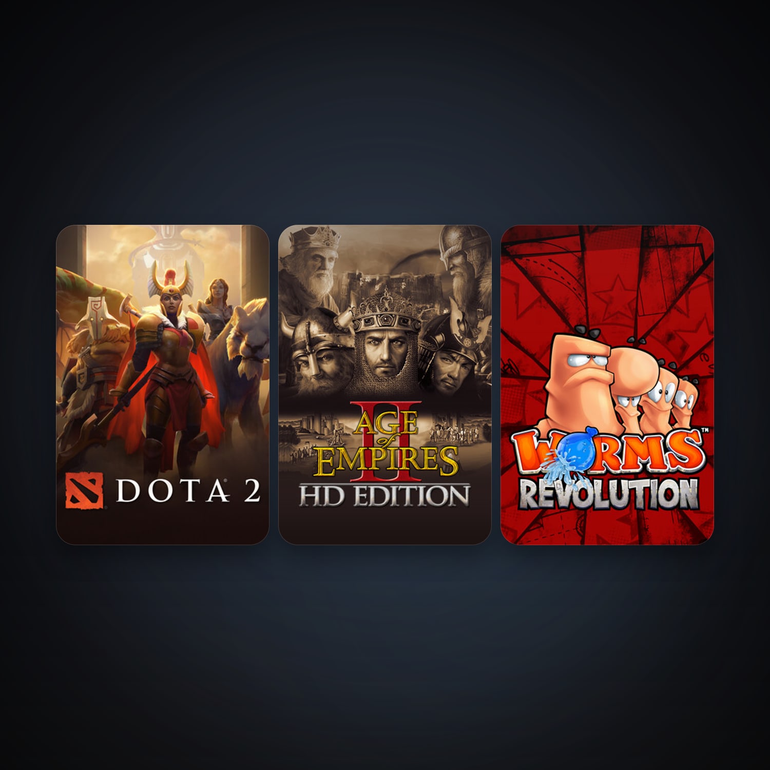 Dota 2 + Worms Revolution, 5 games, clean — HabibiAccounts