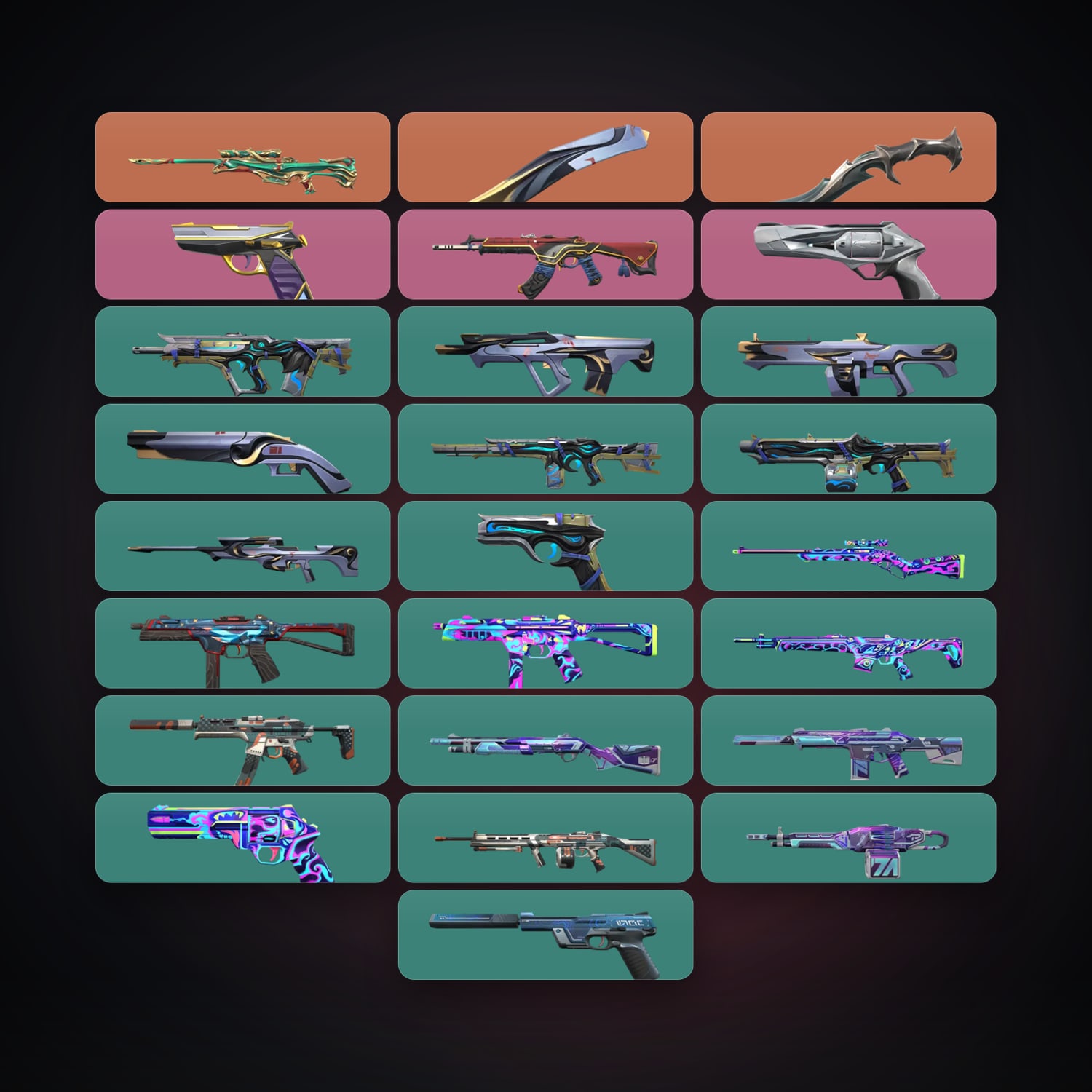 EU Gold 2 locker — 2 knives, 27 skins, lvl 102 — HabibiAccounts