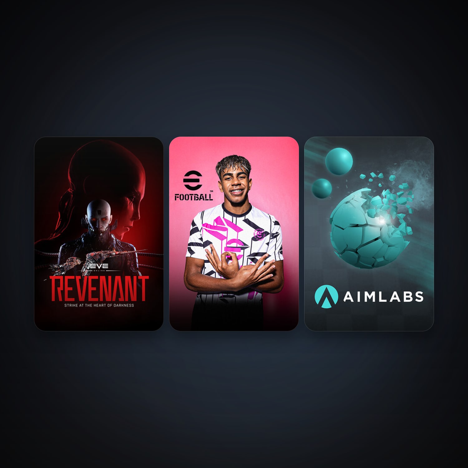 EVE Online + Aimlabs, 7 games, clean — HabibiAccounts