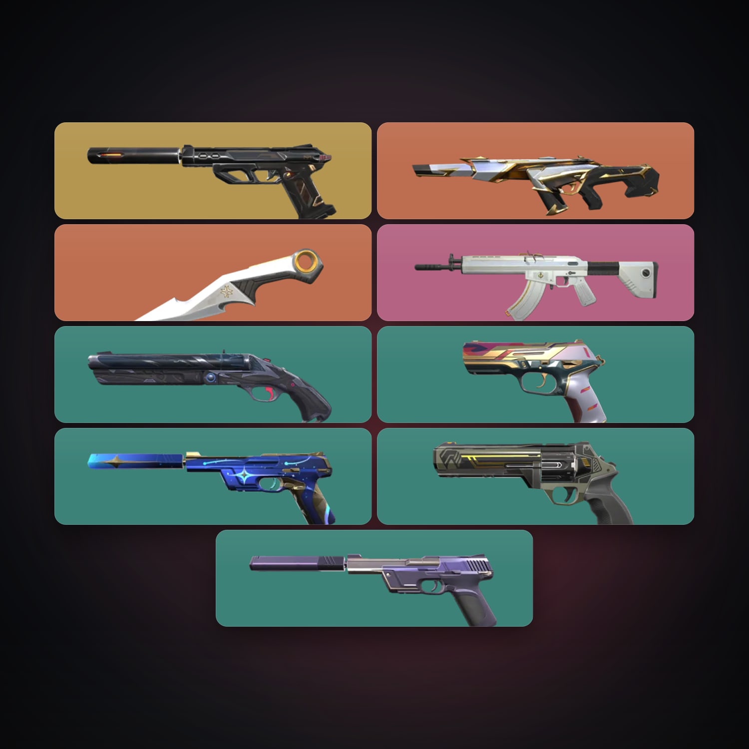 EU Gold 1 locker — 1 knives, 9 skins, lvl 107 — HabibiAccounts