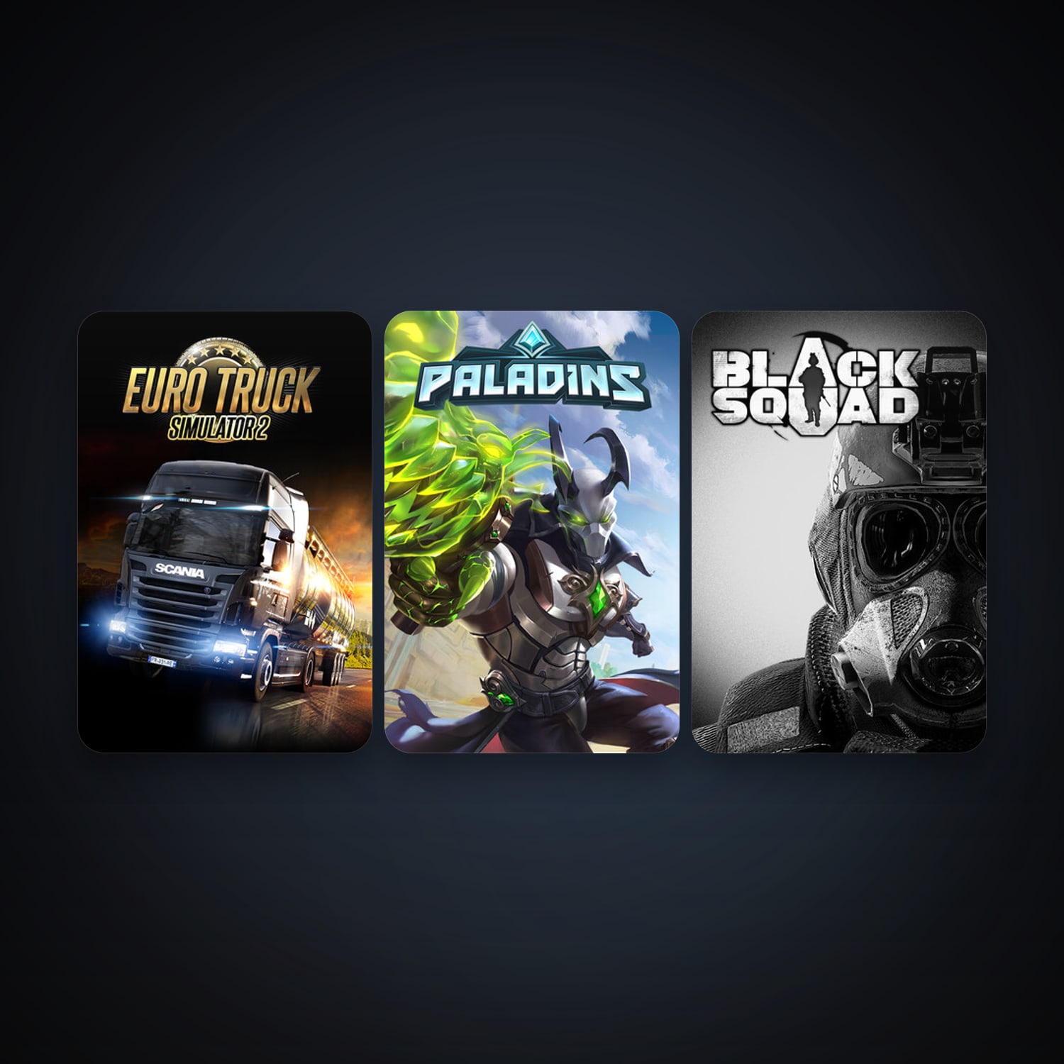 Euro Truck Simulator 2 + Paladins, 8 games, clean — HabibiAccounts