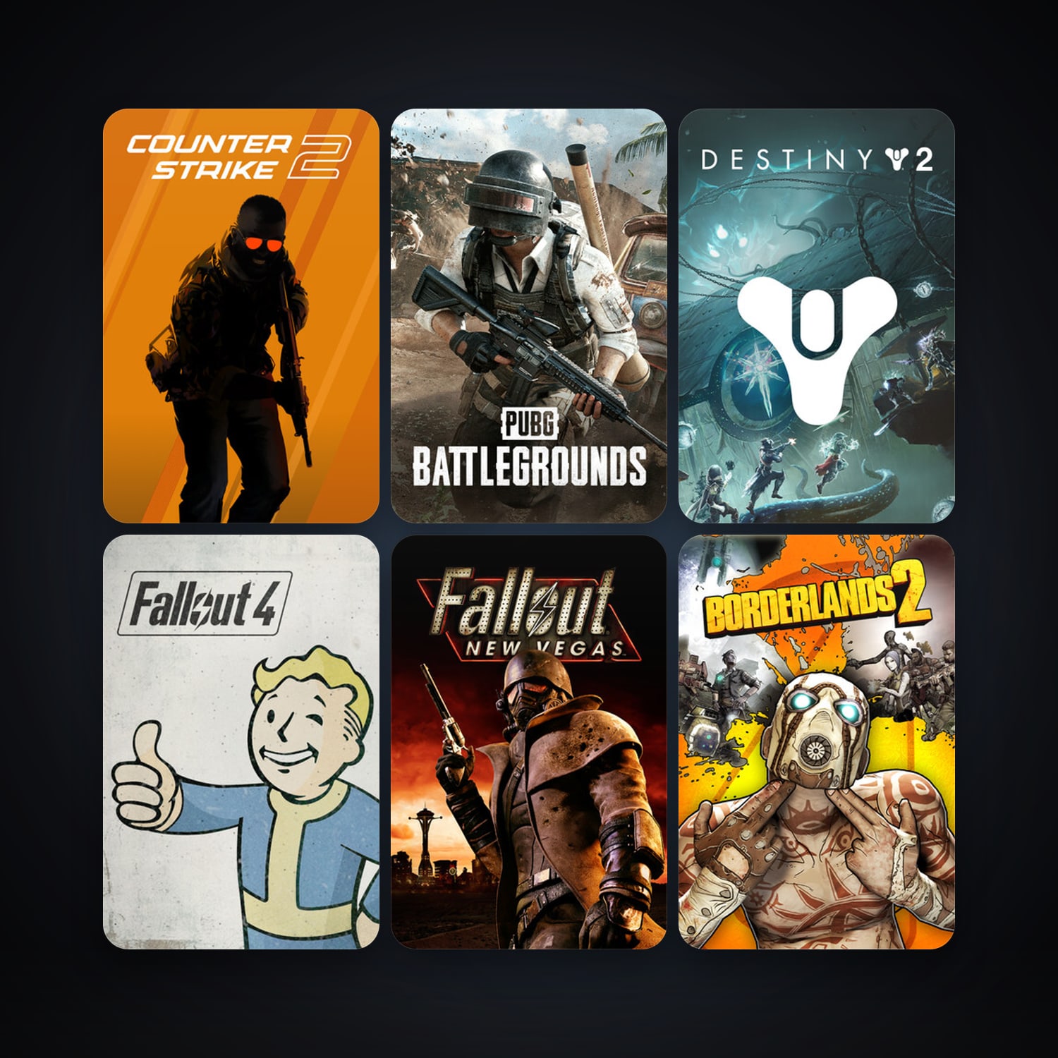 CS2 Prime + Fallout: New Vegas, 103 games, Steam 11, clean — HabibiAccounts