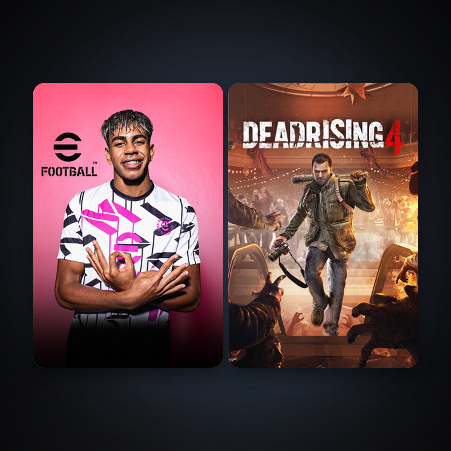 Dead Rising 4 + eFootball 2024, 2 games, clean — HabibiAccounts
