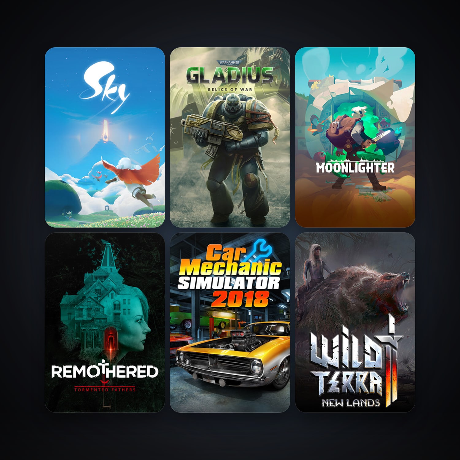 Warhammer 40,000: Gladius - Relics of War + Moonlighter, 20 games, clean — HabibiAccounts