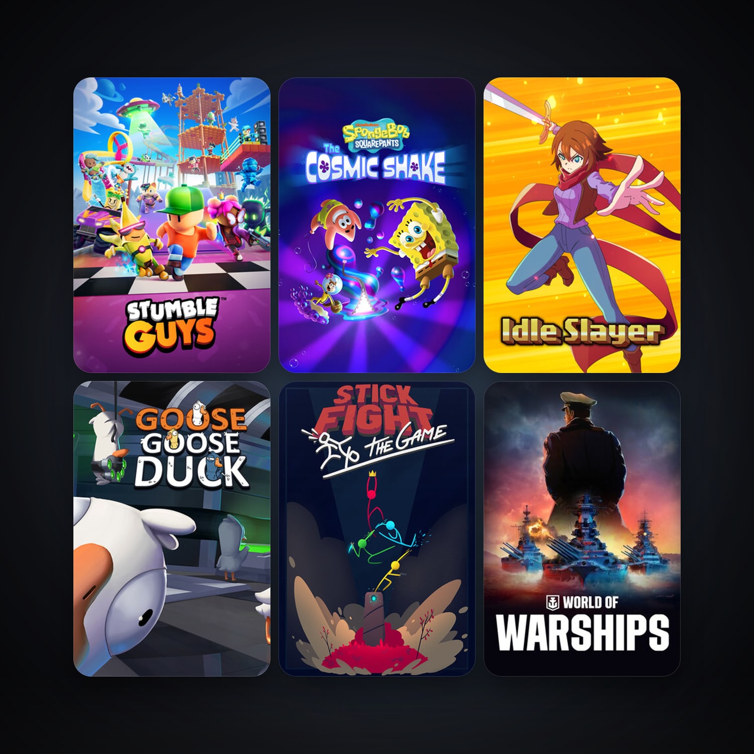 World of Warships + Stick Fight: The Game, 10 games, clean — HabibiAccounts