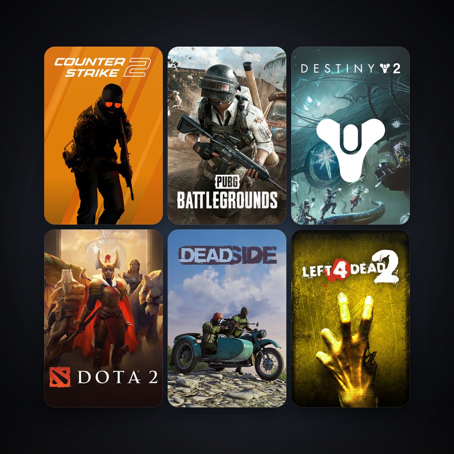 Portal + Left 4 Dead 2, 26 games, clean — HabibiAccounts