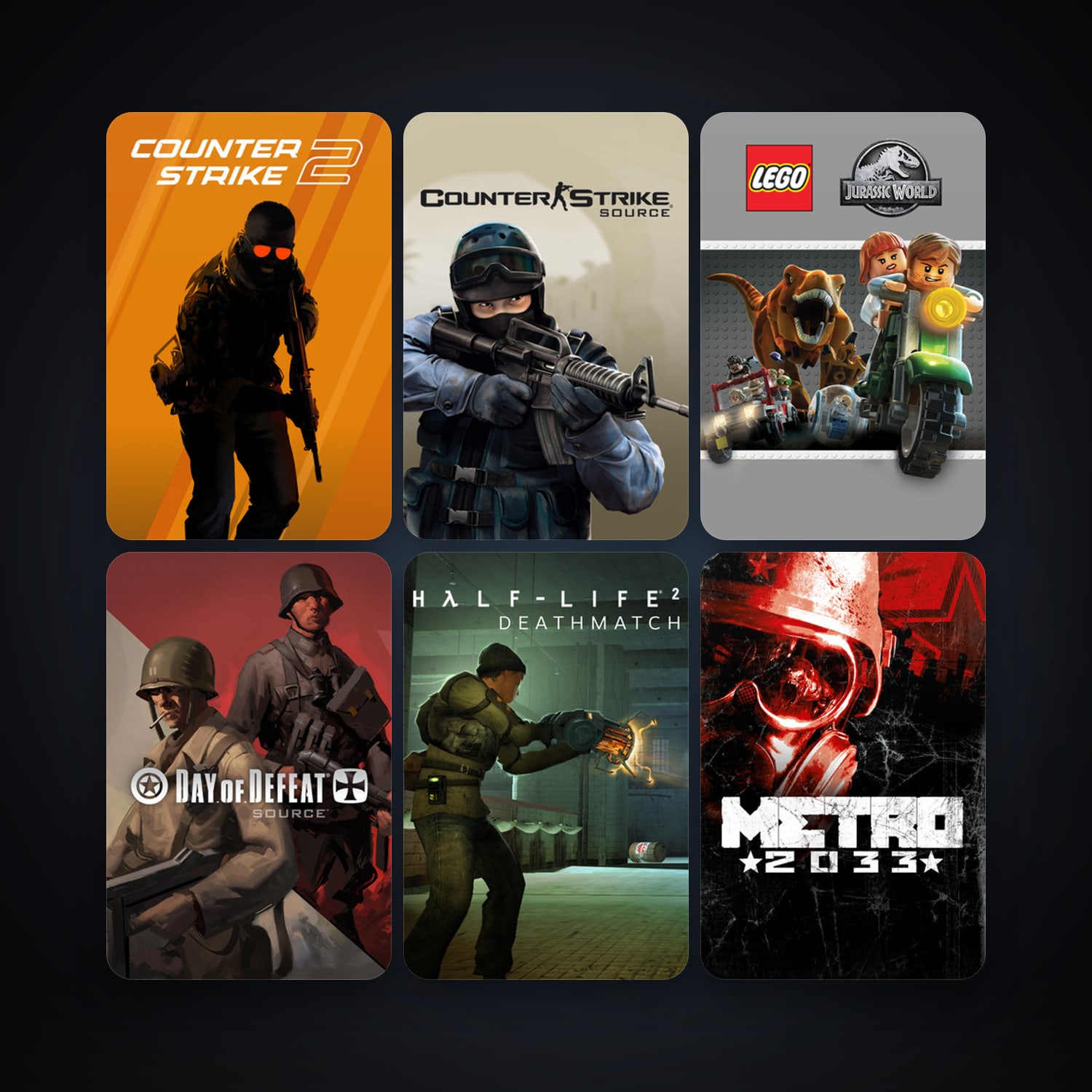 Counter-Strike + Day of Defeat, 30 games, Steam 11, clean — HabibiAccounts