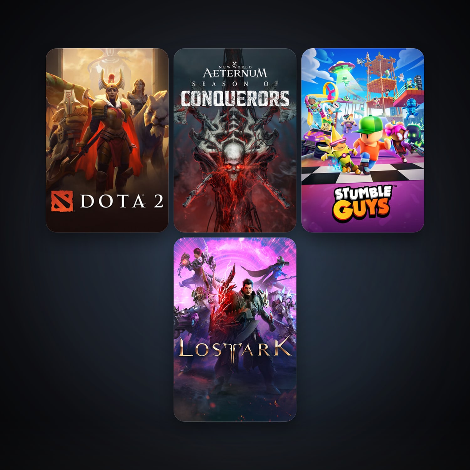 Dota 2 + New World: Aeternum, 4 games, clean — HabibiAccounts