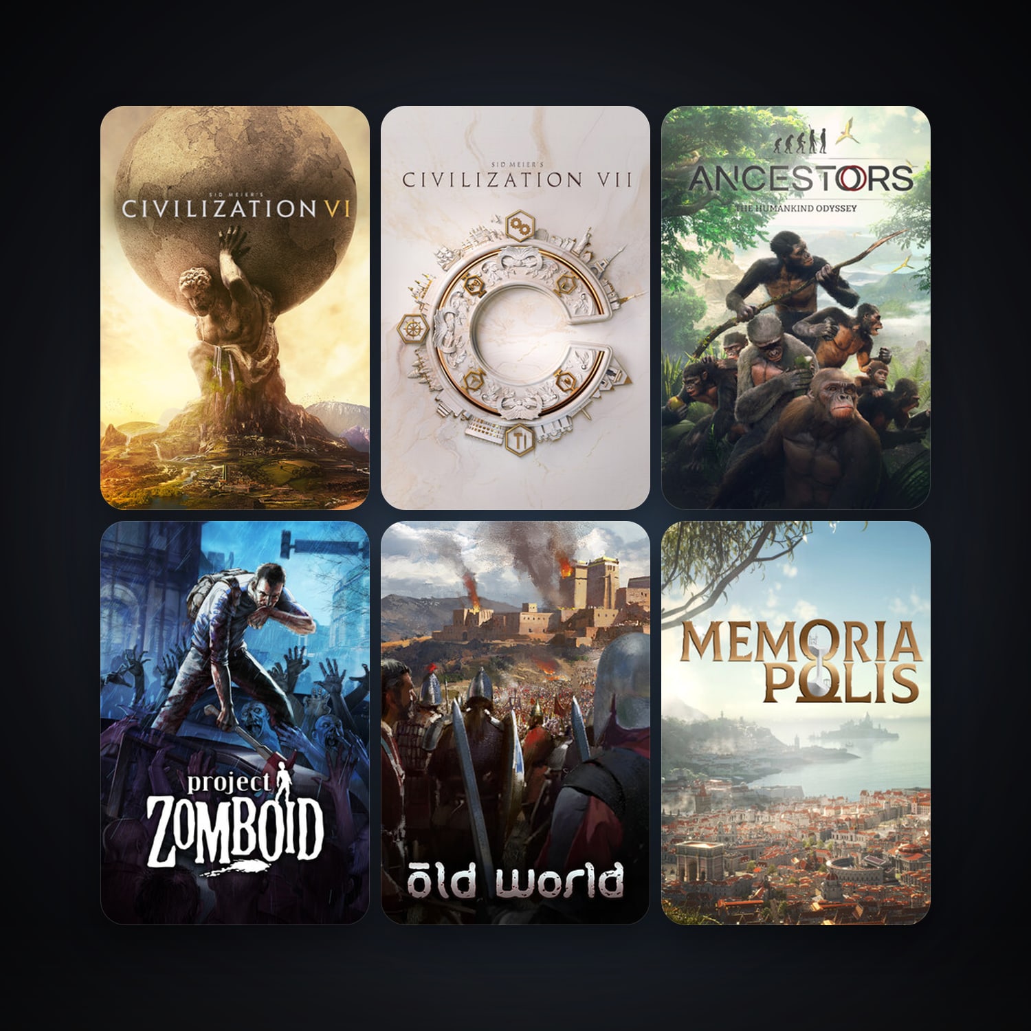 Garry's Mod + Project Zomboid, 11 games, clean — HabibiAccounts