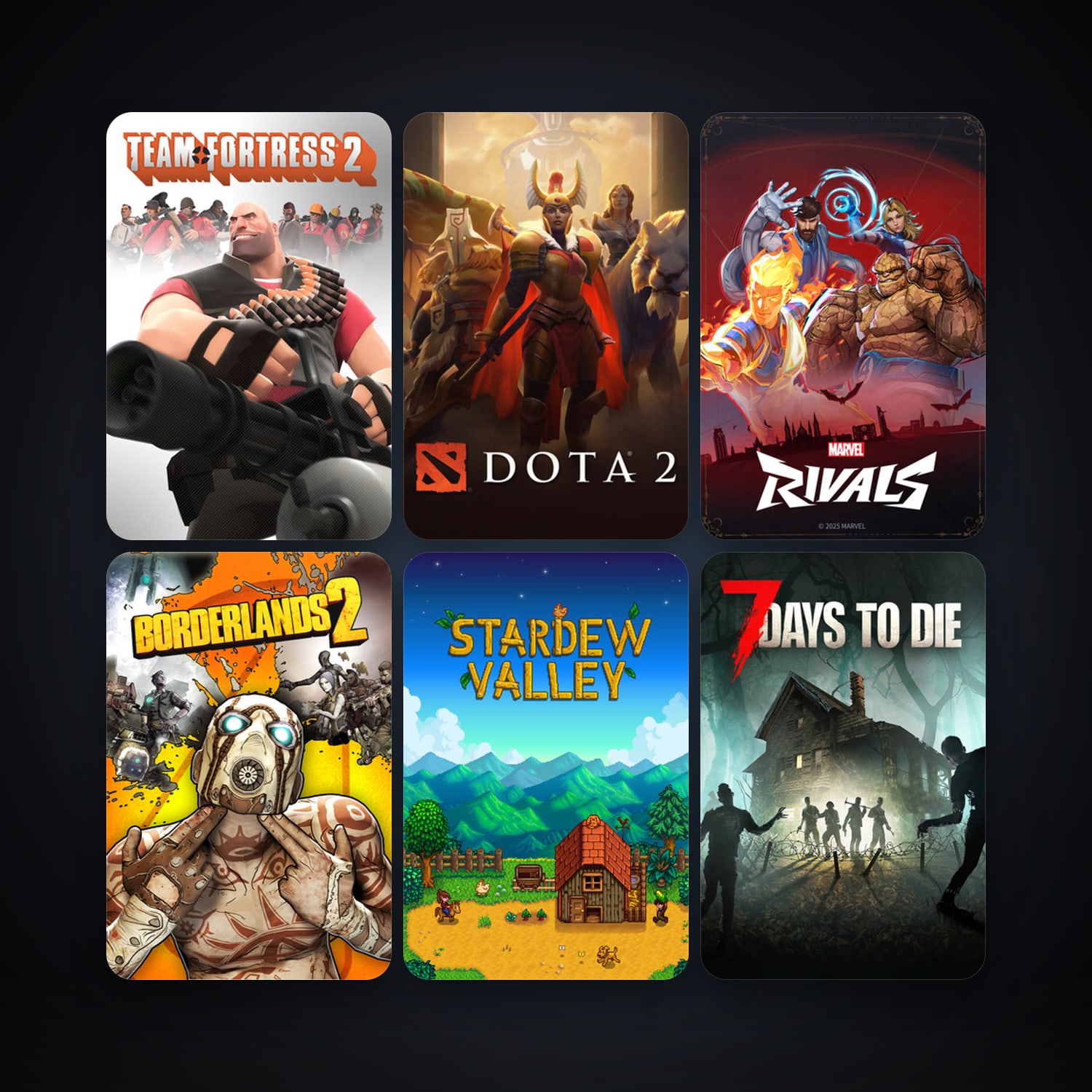 Portal + Team Fortress 2, 68 games, Steam 10, clean — HabibiAccounts