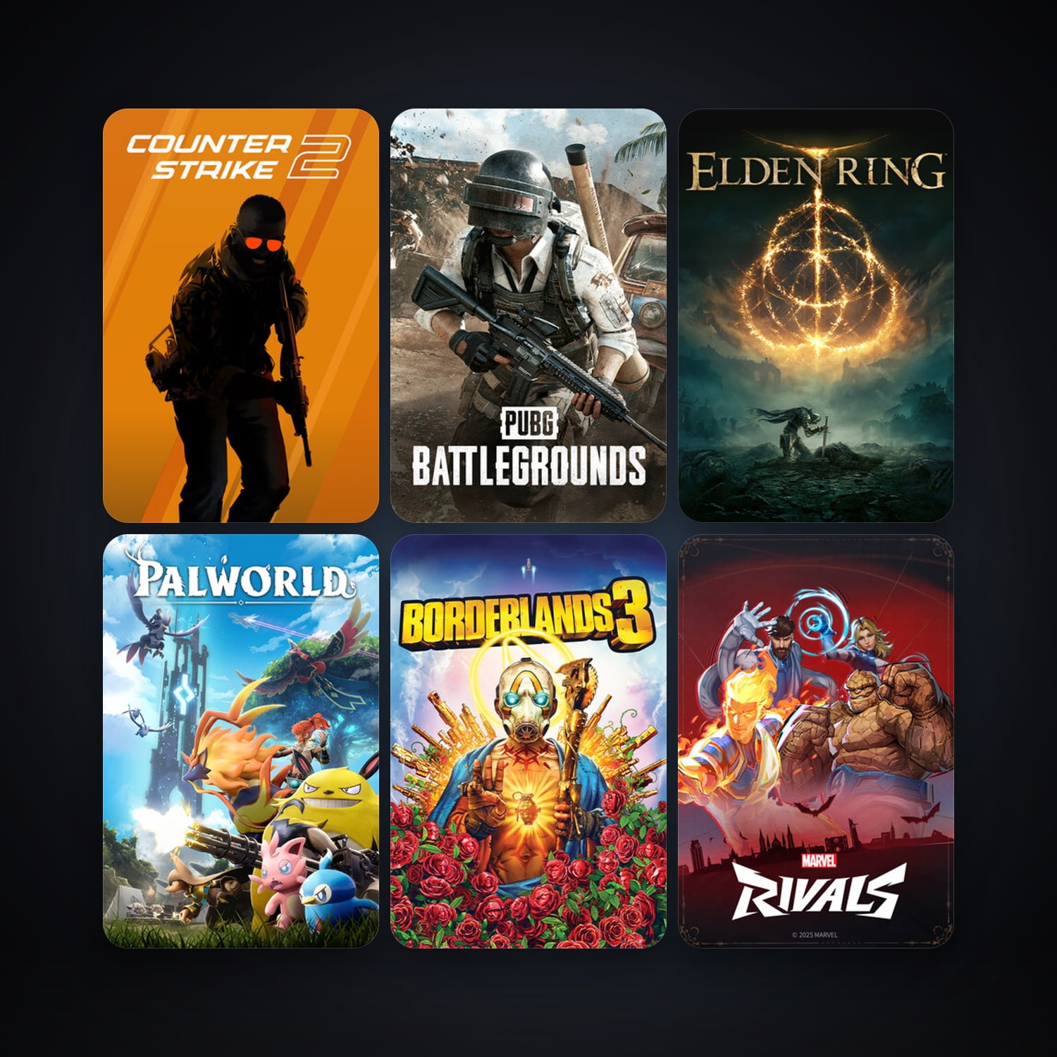 CS2 Prime + Borderlands 2, 23 games, clean — HabibiAccounts