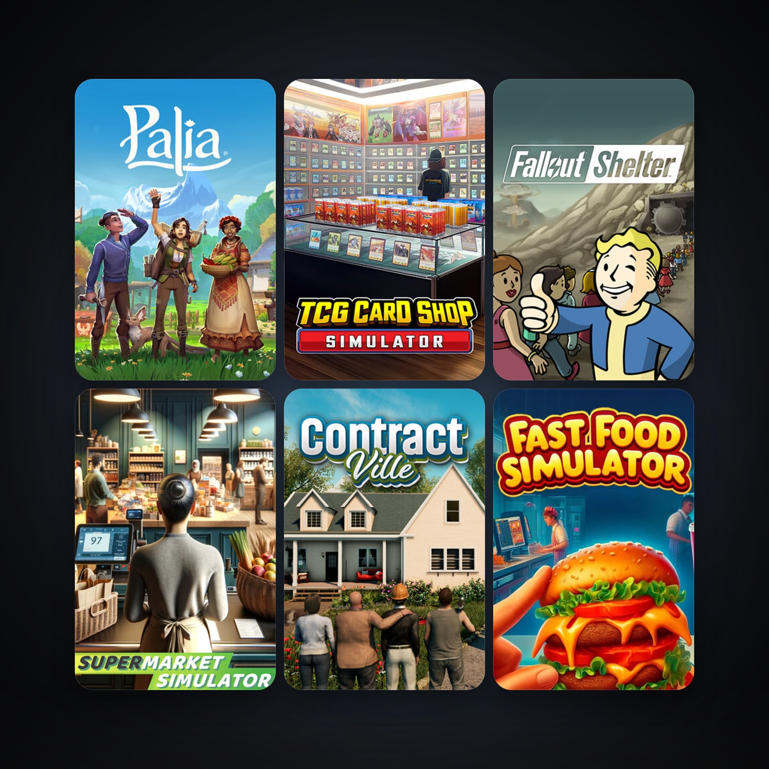 Fallout Shelter + Poppy Playtime, 16 games, clean — HabibiAccounts