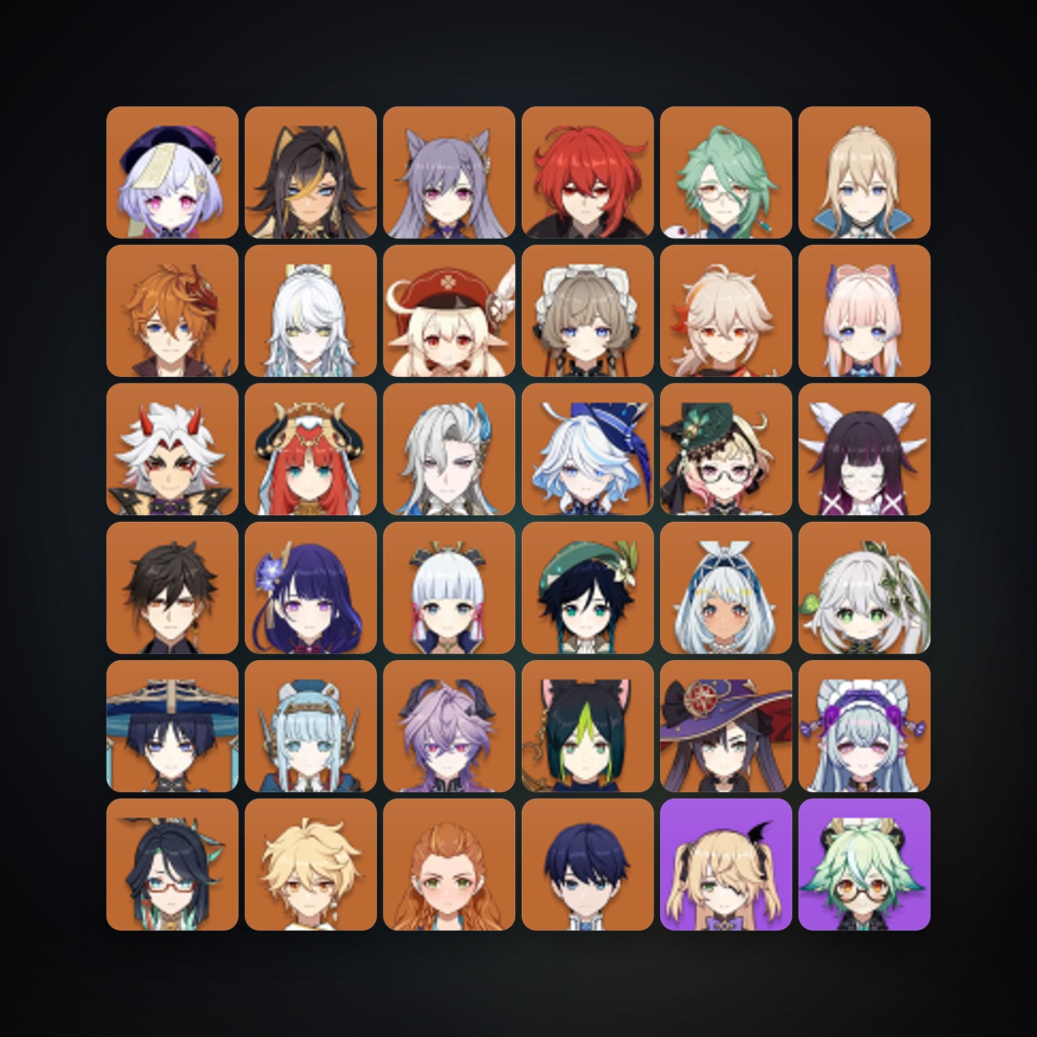 Genshin Impact | AR 60 | 83 Chars | 31× 5★ — Genshin / miHoYo Account — HabibiAccounts