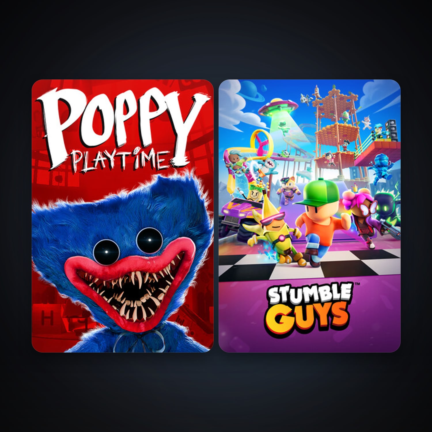 Stumble Guys + Poppy Playtime, 2 games, clean — HabibiAccounts