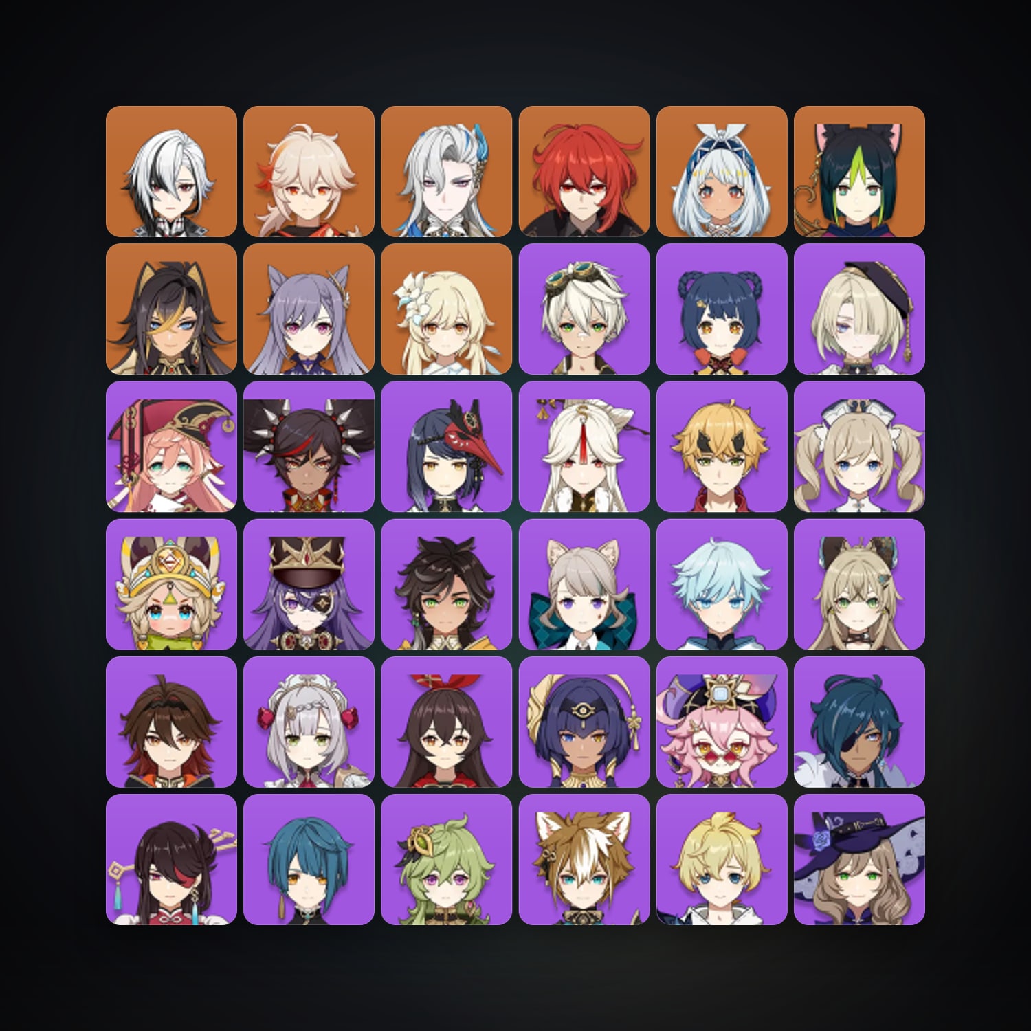 Genshin Impact | AR 55 | 38 Chars | 8× 5★ — Genshin / miHoYo Account — HabibiAccounts