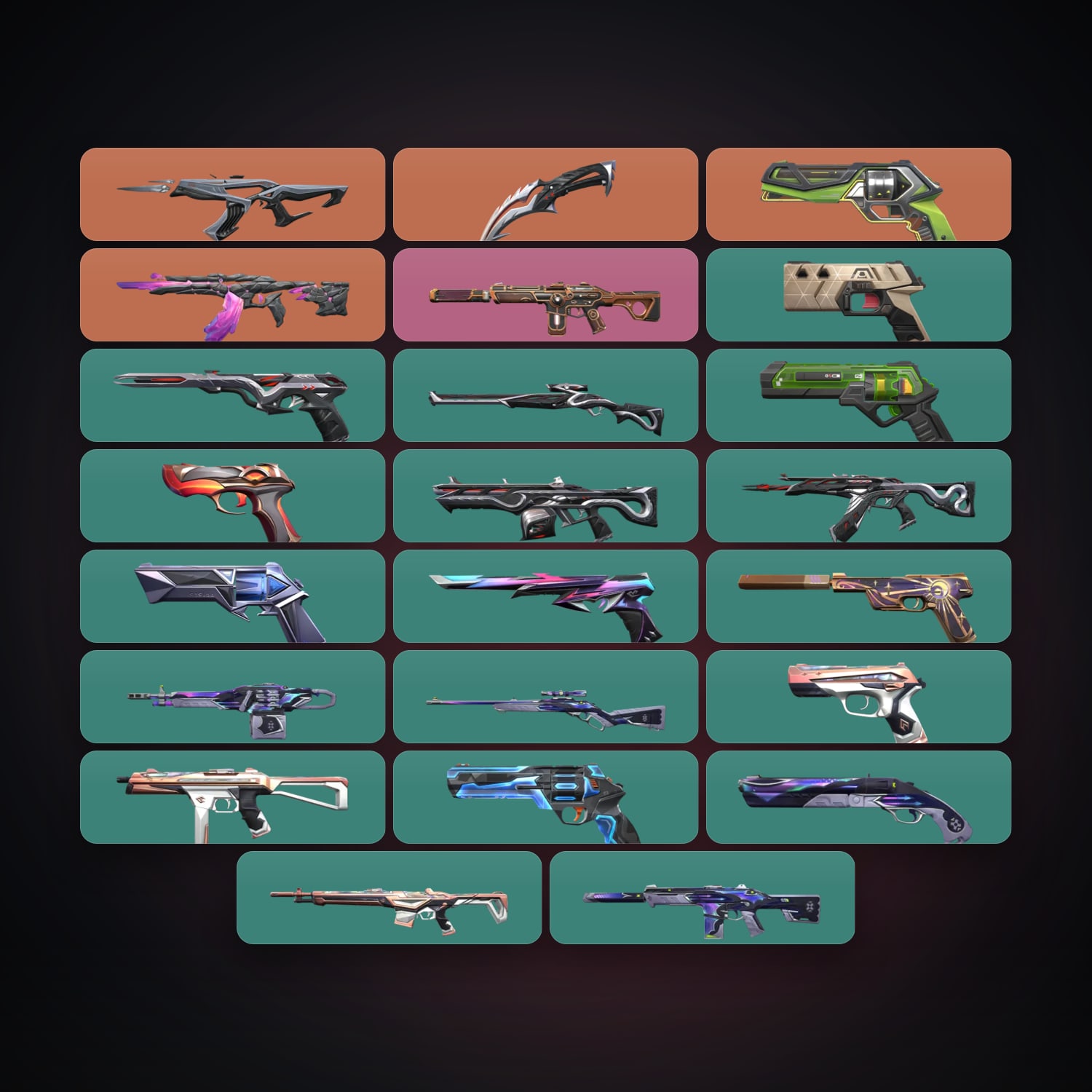 AP Silver 2 locker — 1 knives, 23 skins, lvl 188 — HabibiAccounts