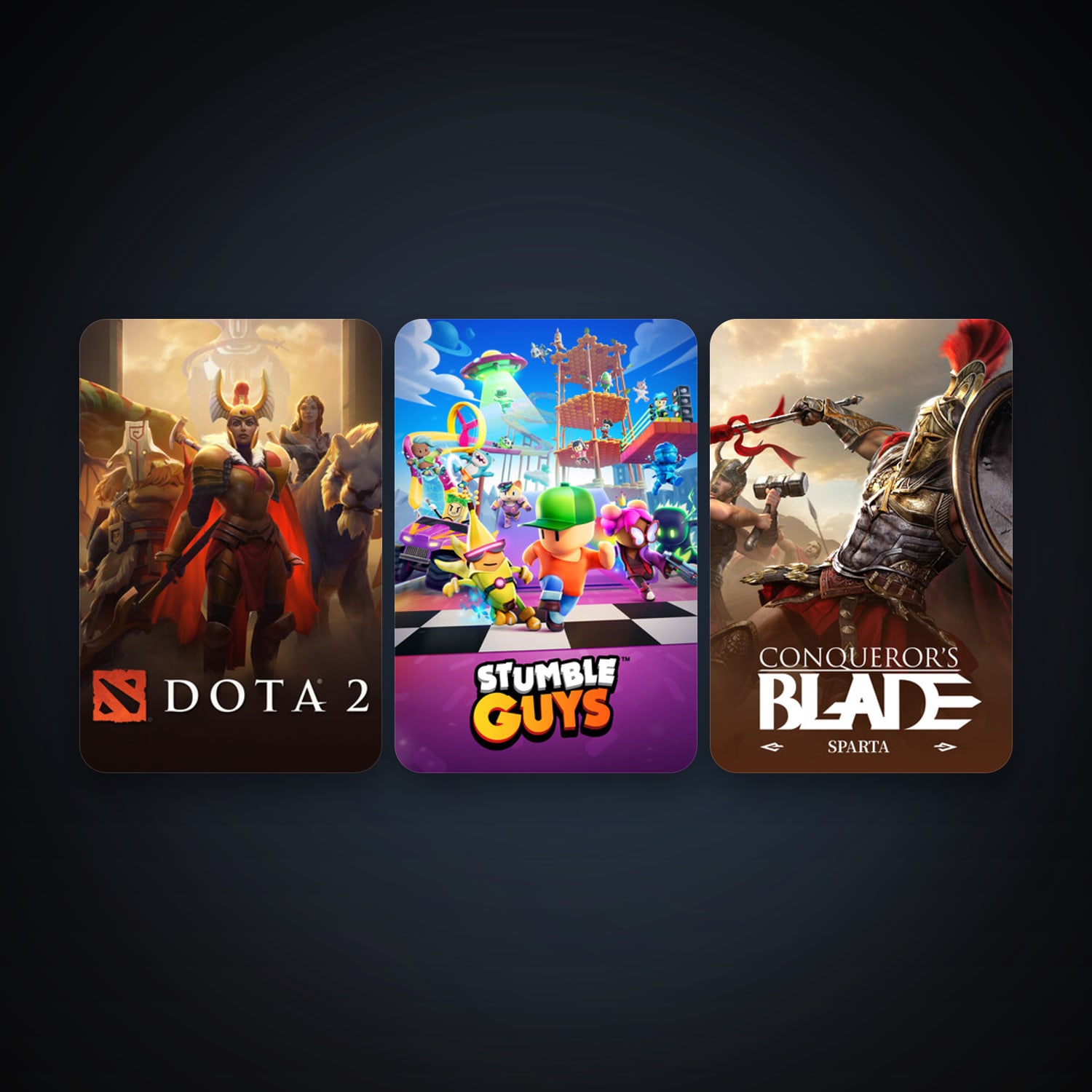Dota 2 + Conqueror's Blade (2020), 4 games, clean — HabibiAccounts