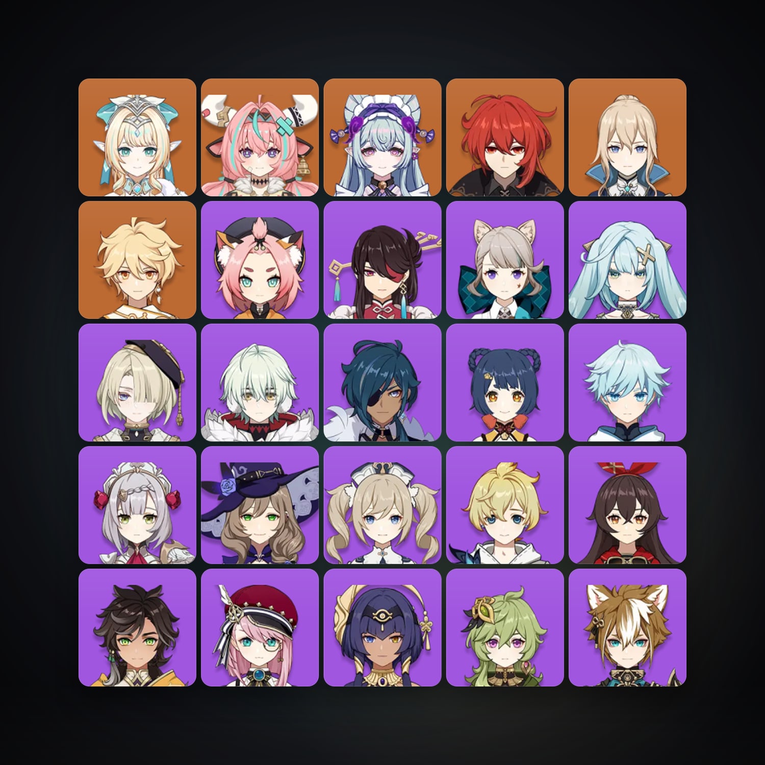 Genshin Impact | AR 43 | 25 Chars | 5× 5★ — HabibiAccounts