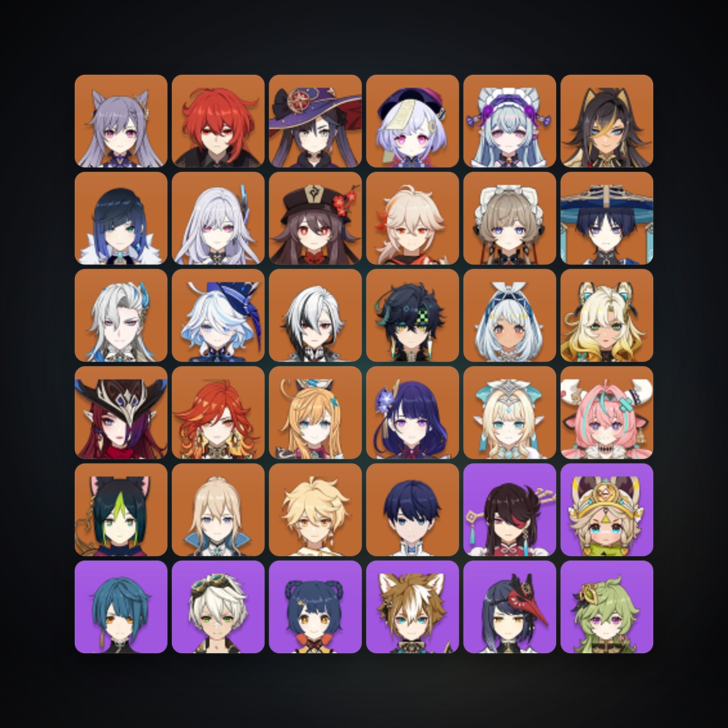 Genshin Impact | AR 60 | 73 Chars | 26× 5★ — Genshin / miHoYo Account — HabibiAccounts