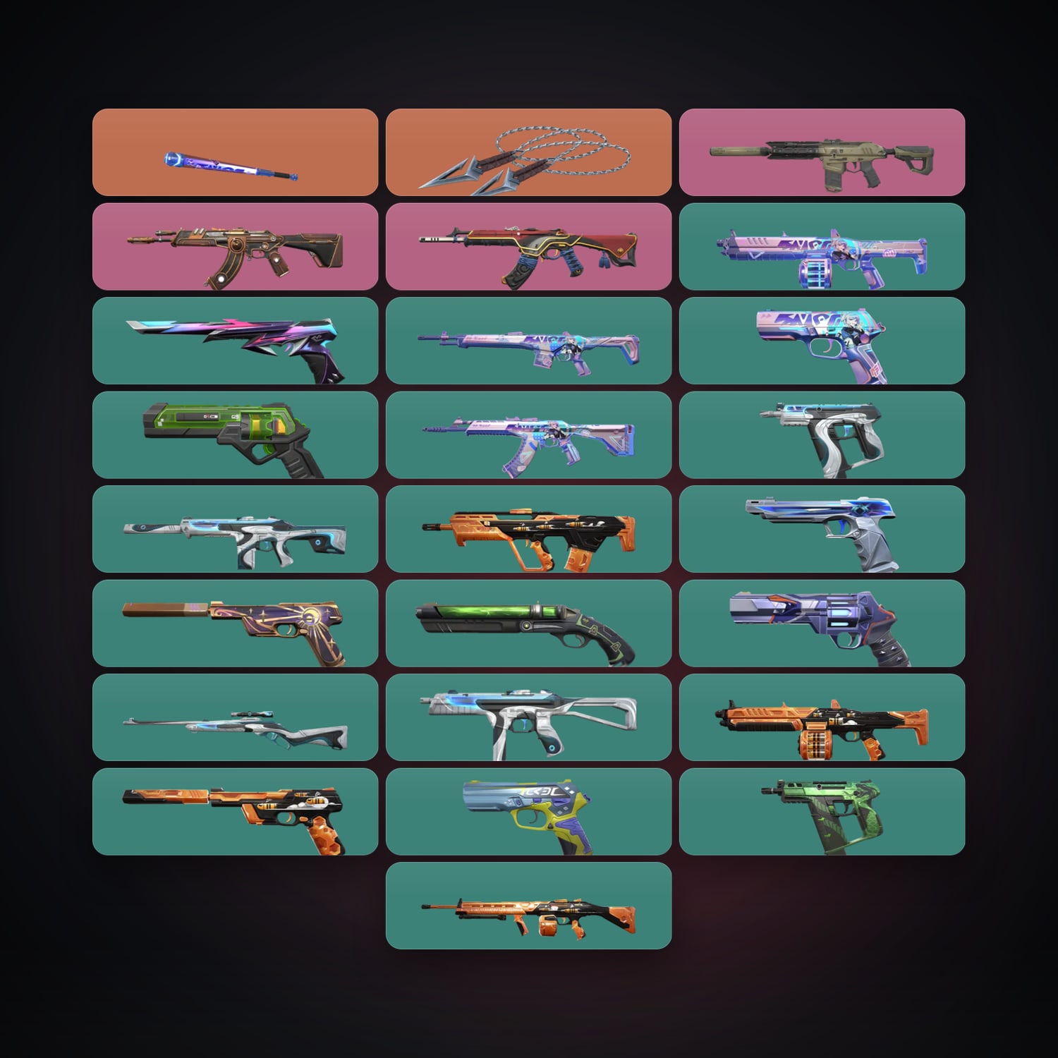 EU Plat 1 locker — 2 knives, 26 skins, lvl 173 — HabibiAccounts