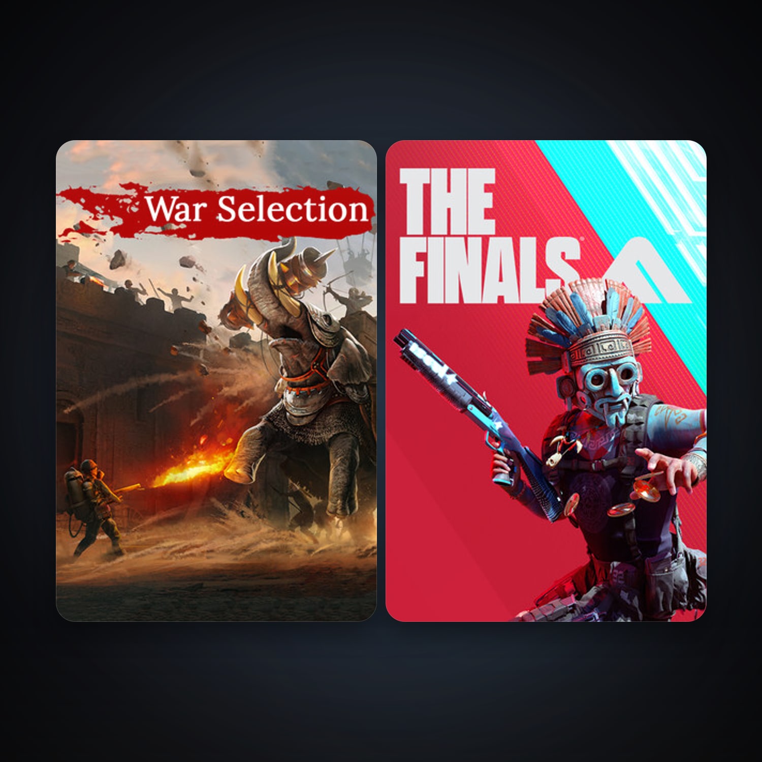 War Selection + THE FINALS, 3 games, clean — HabibiAccounts