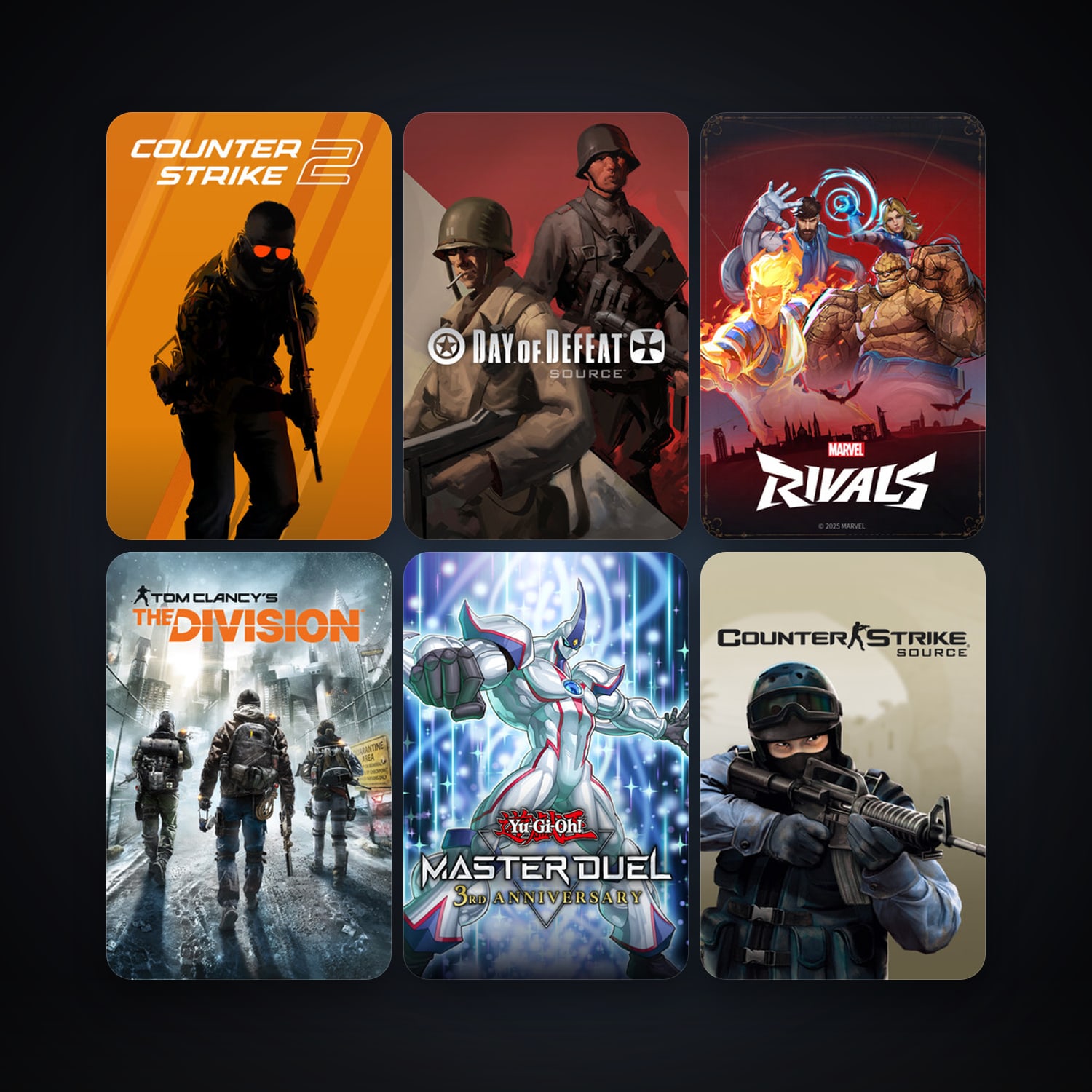 Counter-Strike: Source + Day of Defeat: Source, 28 games, Steam 10, clean — HabibiAccounts